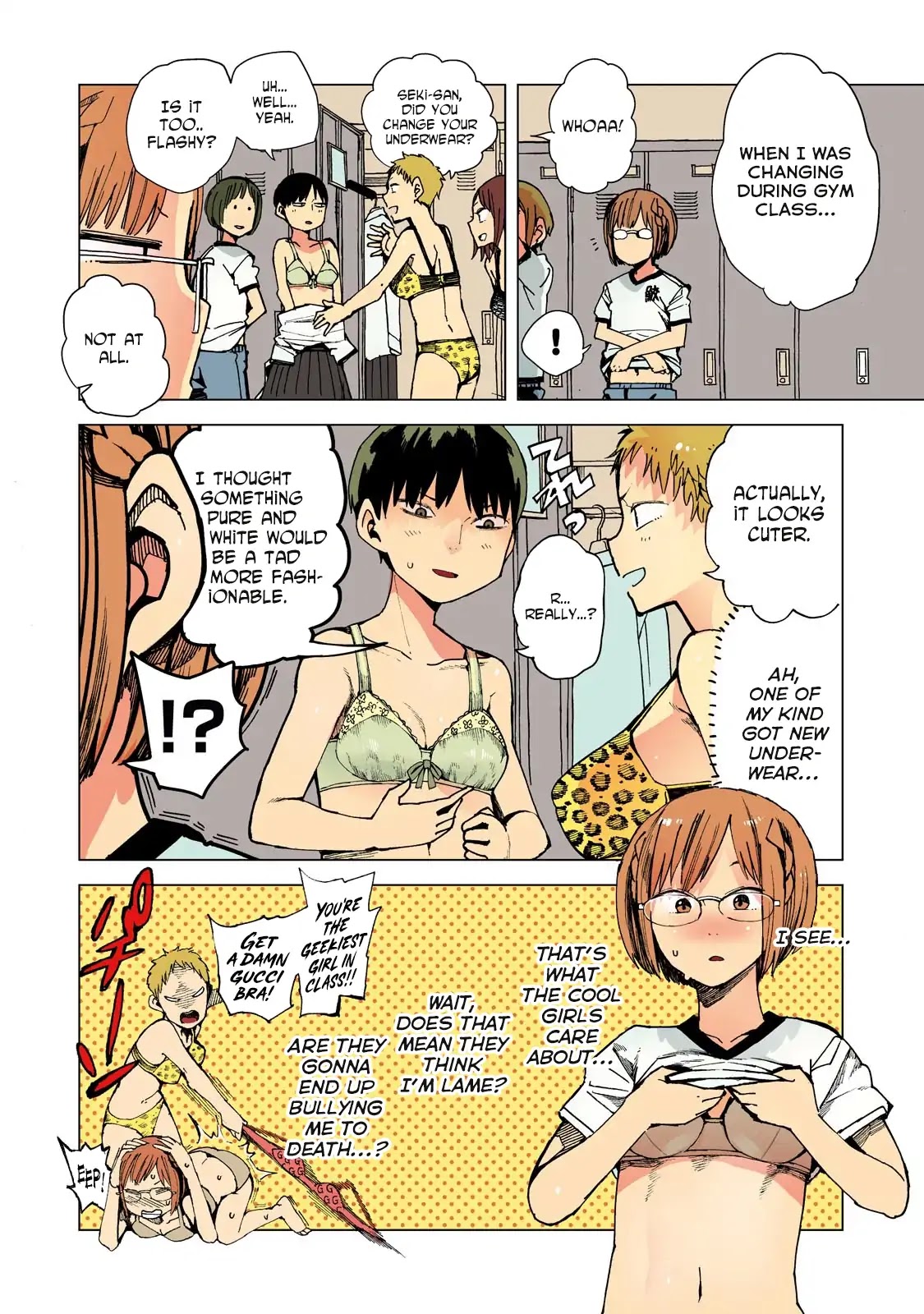 Chio-chan no Tsuugakuro Chapter 41 page 6 - Chapter 41: Lingerie Chio-chan