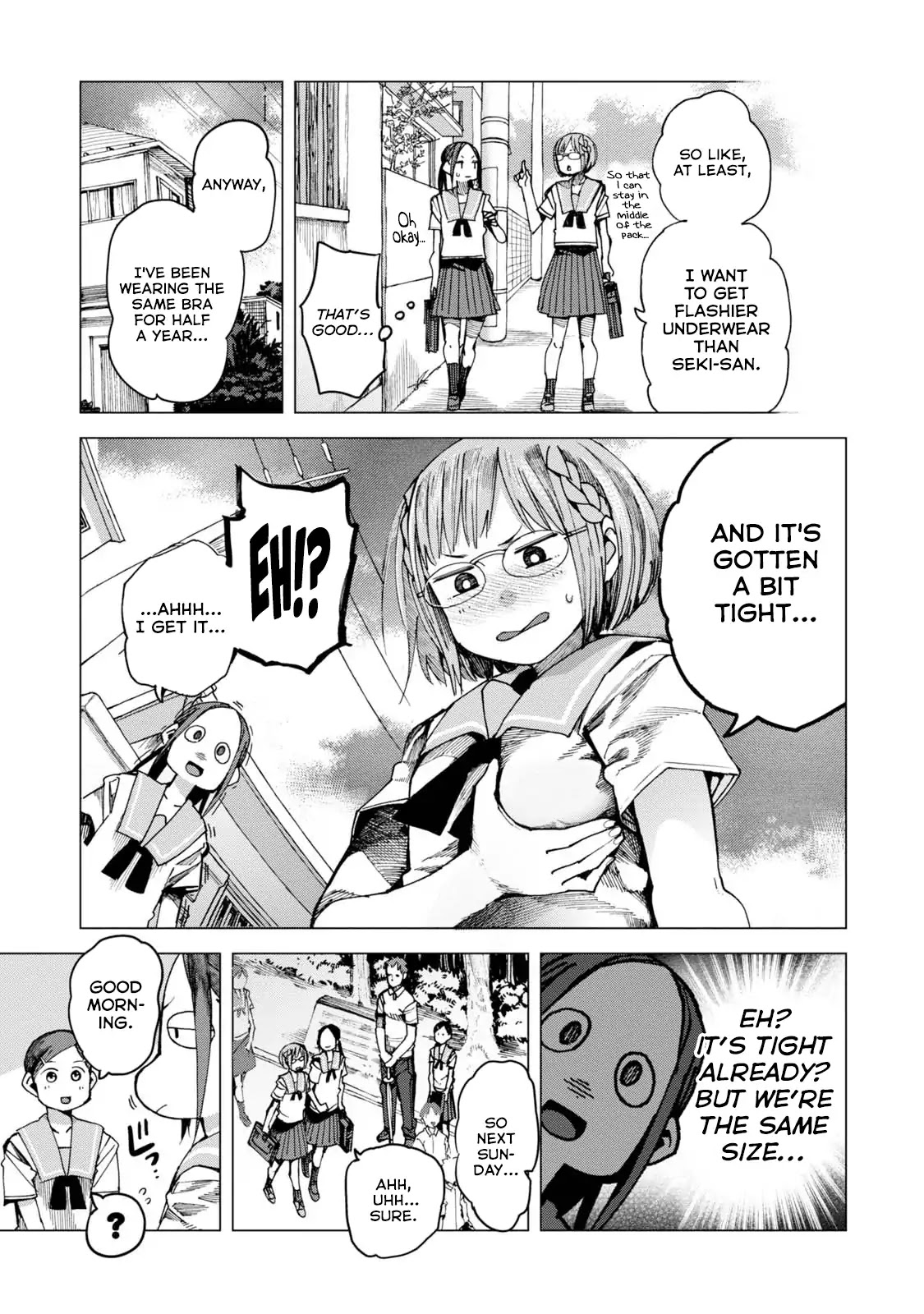 Chio-chan no Tsuugakuro Chapter 41 page 7 - Chapter 41: Lingerie Chio-chan