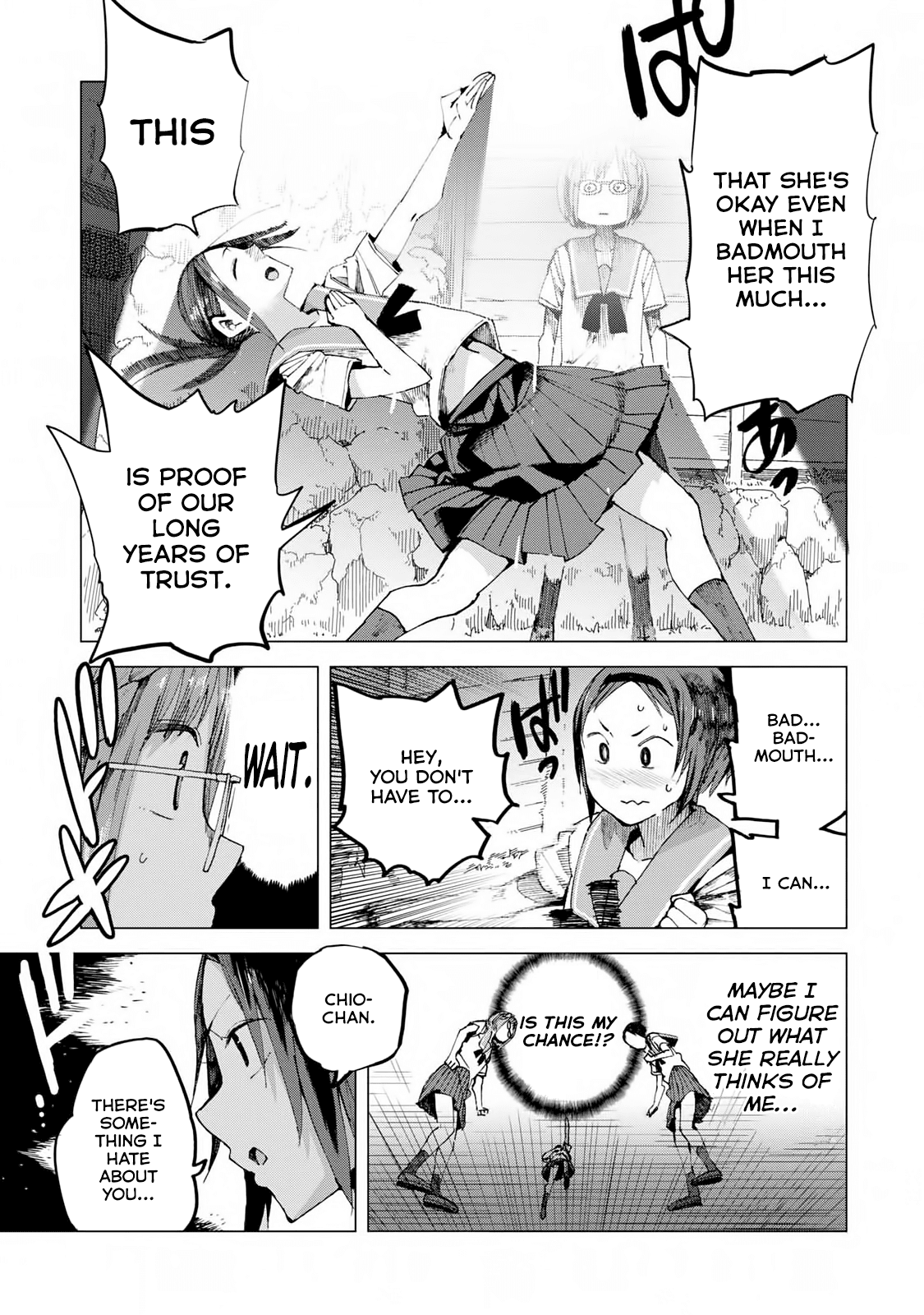 Chio-chan no Tsuugakuro Chapter 42 page 11 - Chapter 42: Manana!