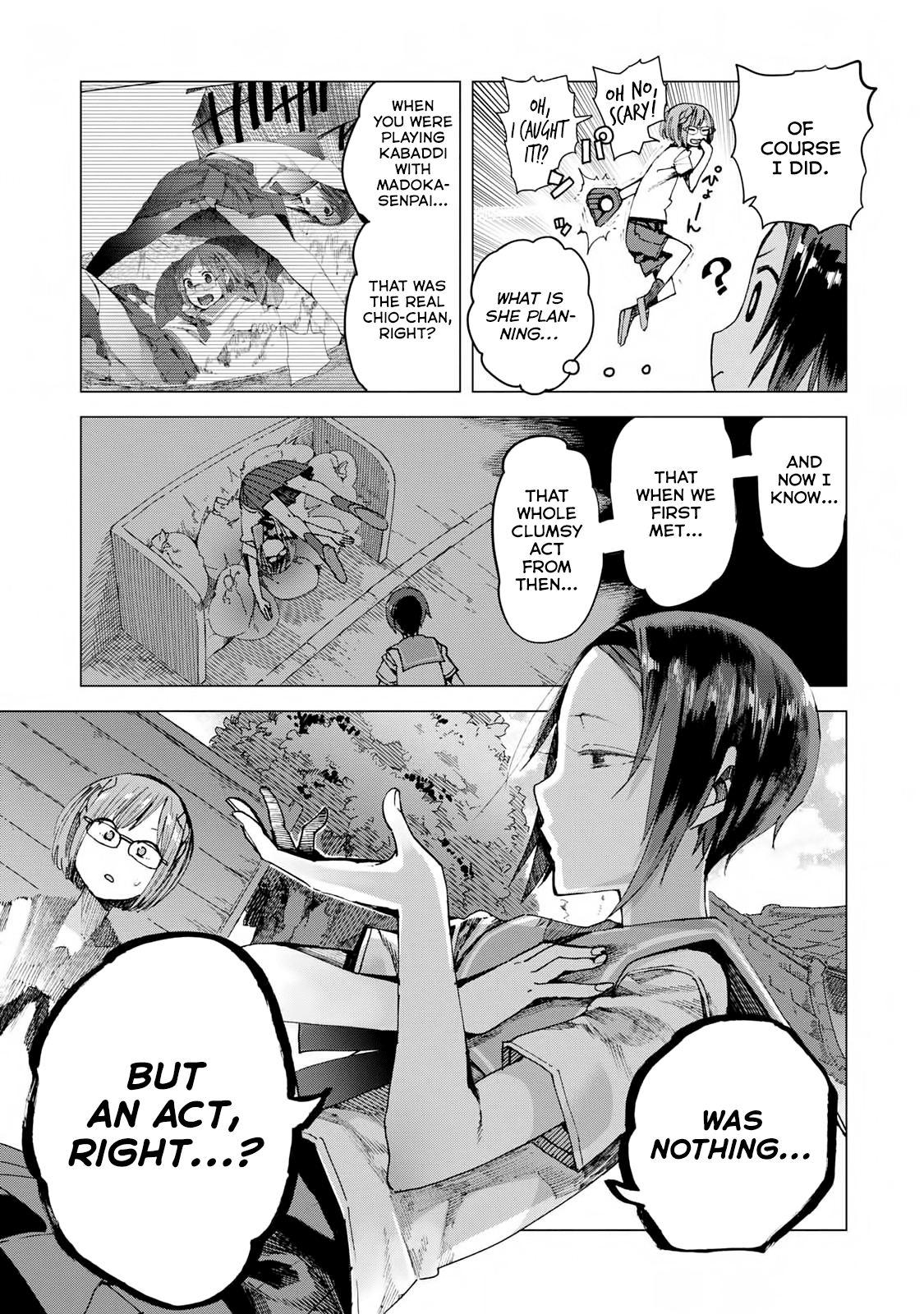 Chio-chan no Tsuugakuro Chapter 42 page 13 - Chapter 42: Manana!