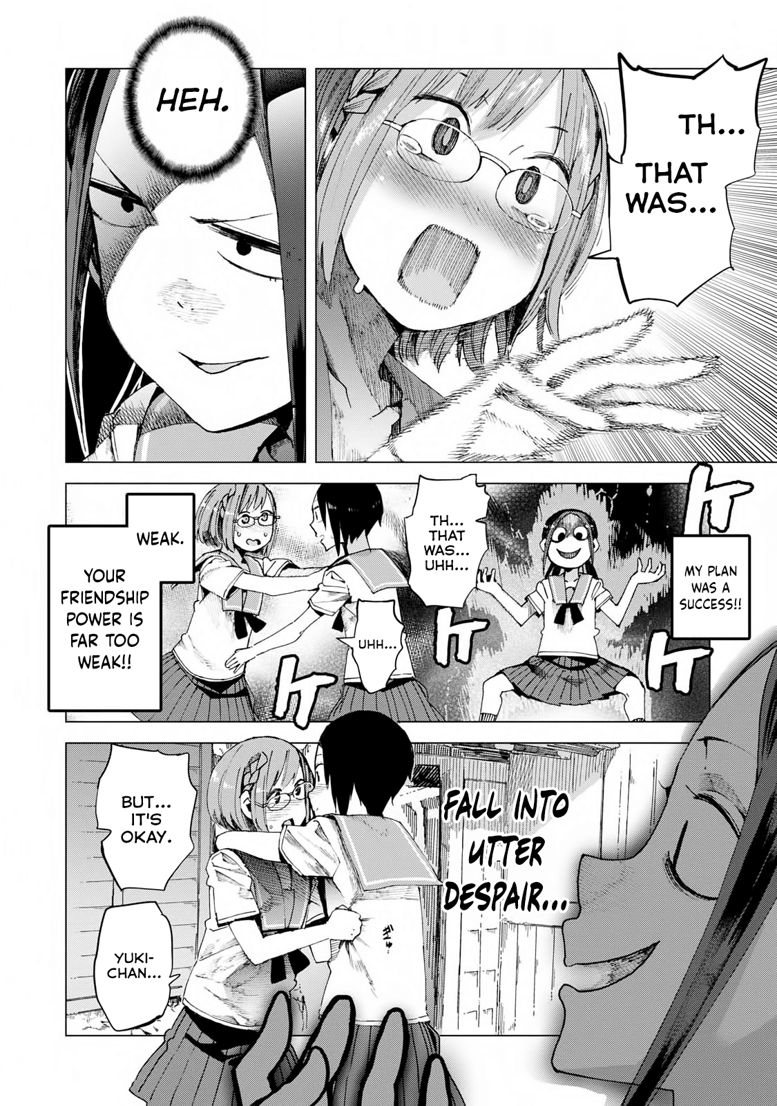 Chio-chan no Tsuugakuro Chapter 42 page 14 - Chapter 42: Manana!