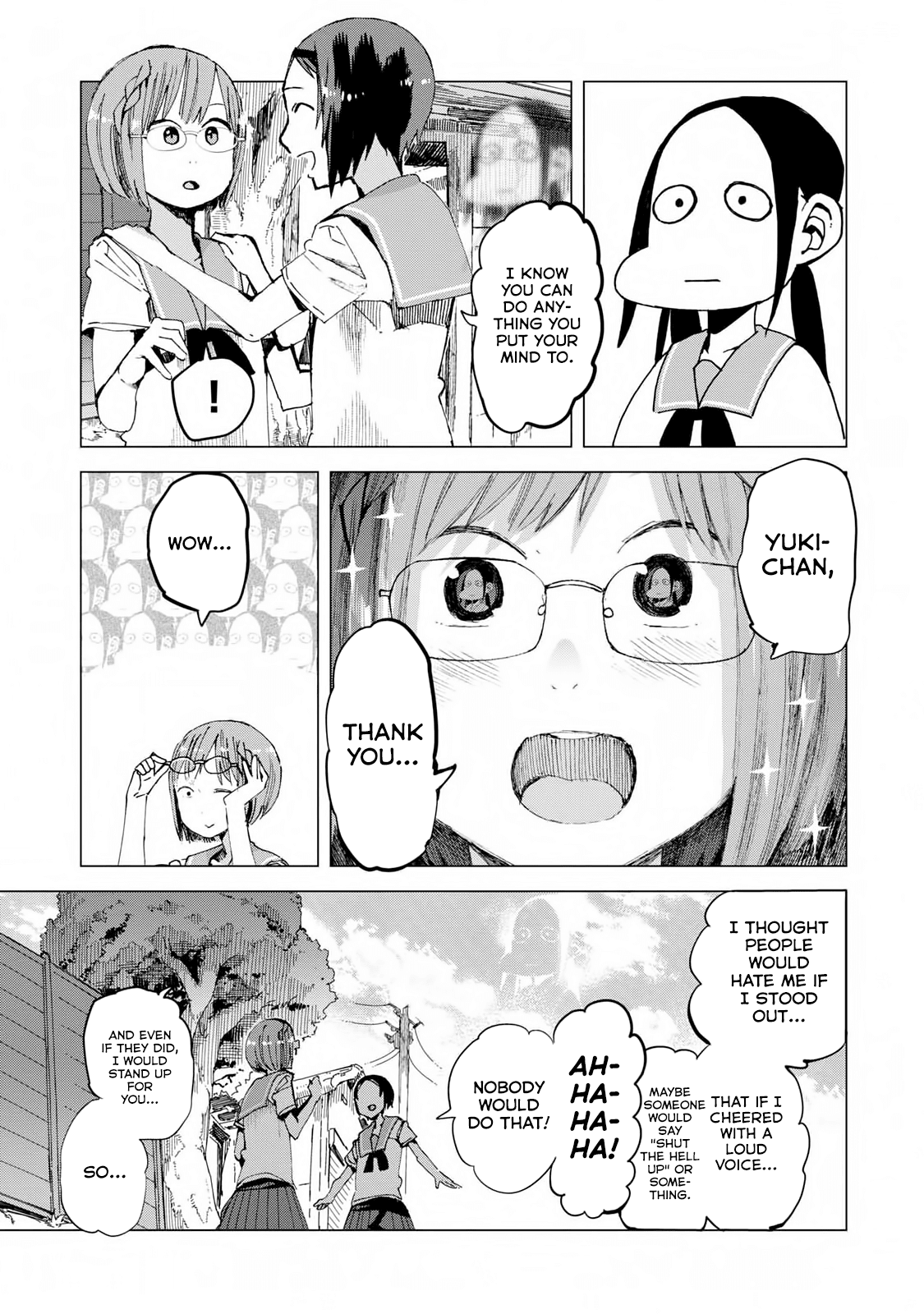 Chio-chan no Tsuugakuro Chapter 42 page 15 - Chapter 42: Manana!