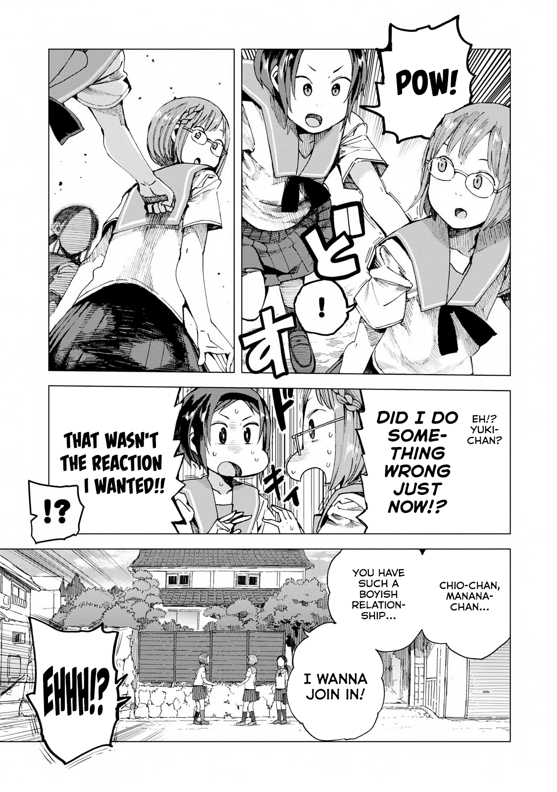 Chio-chan no Tsuugakuro Chapter 42 page 3 - Chapter 42: Manana!