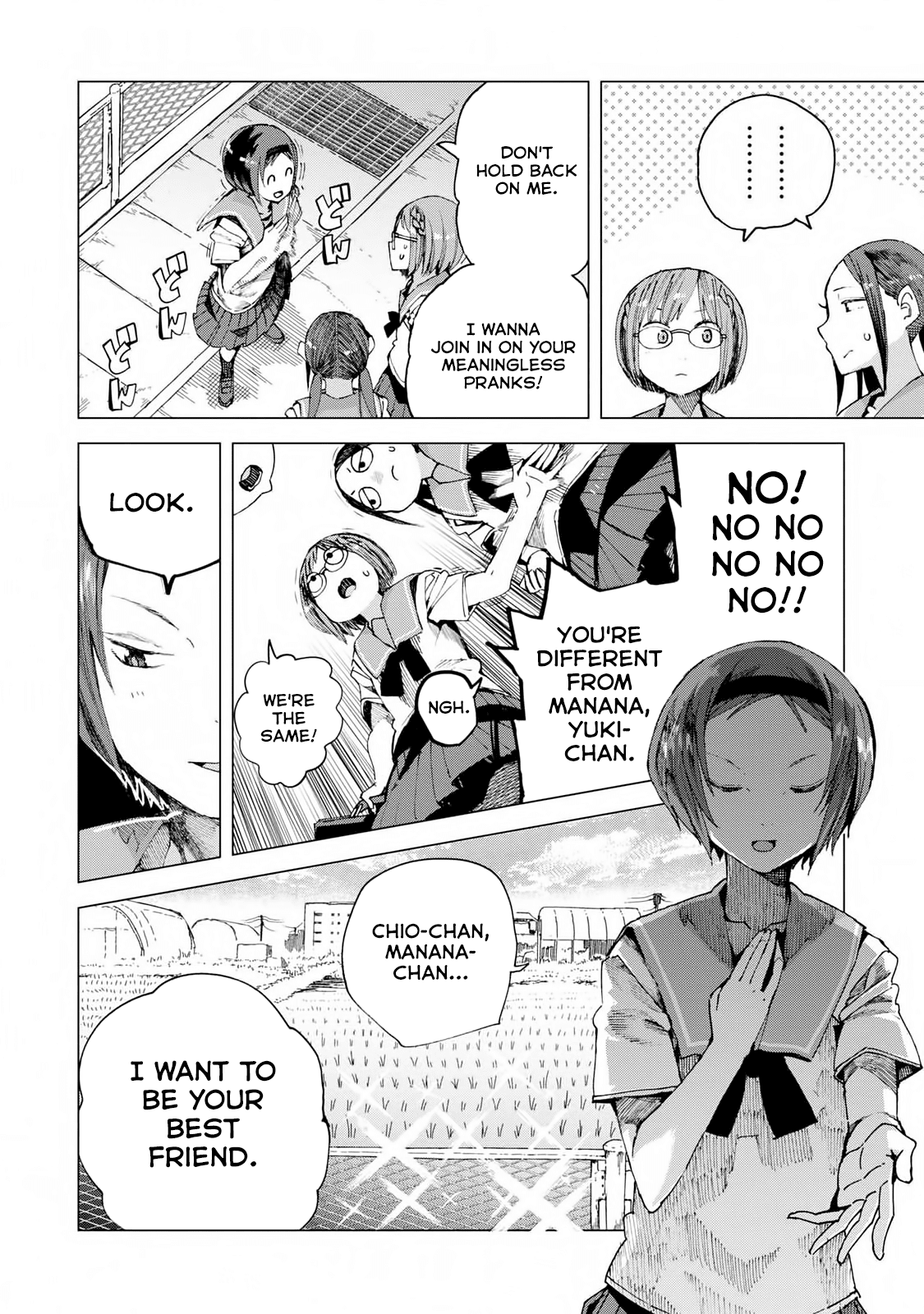 Chio-chan no Tsuugakuro Chapter 42 page 4 - Chapter 42: Manana!