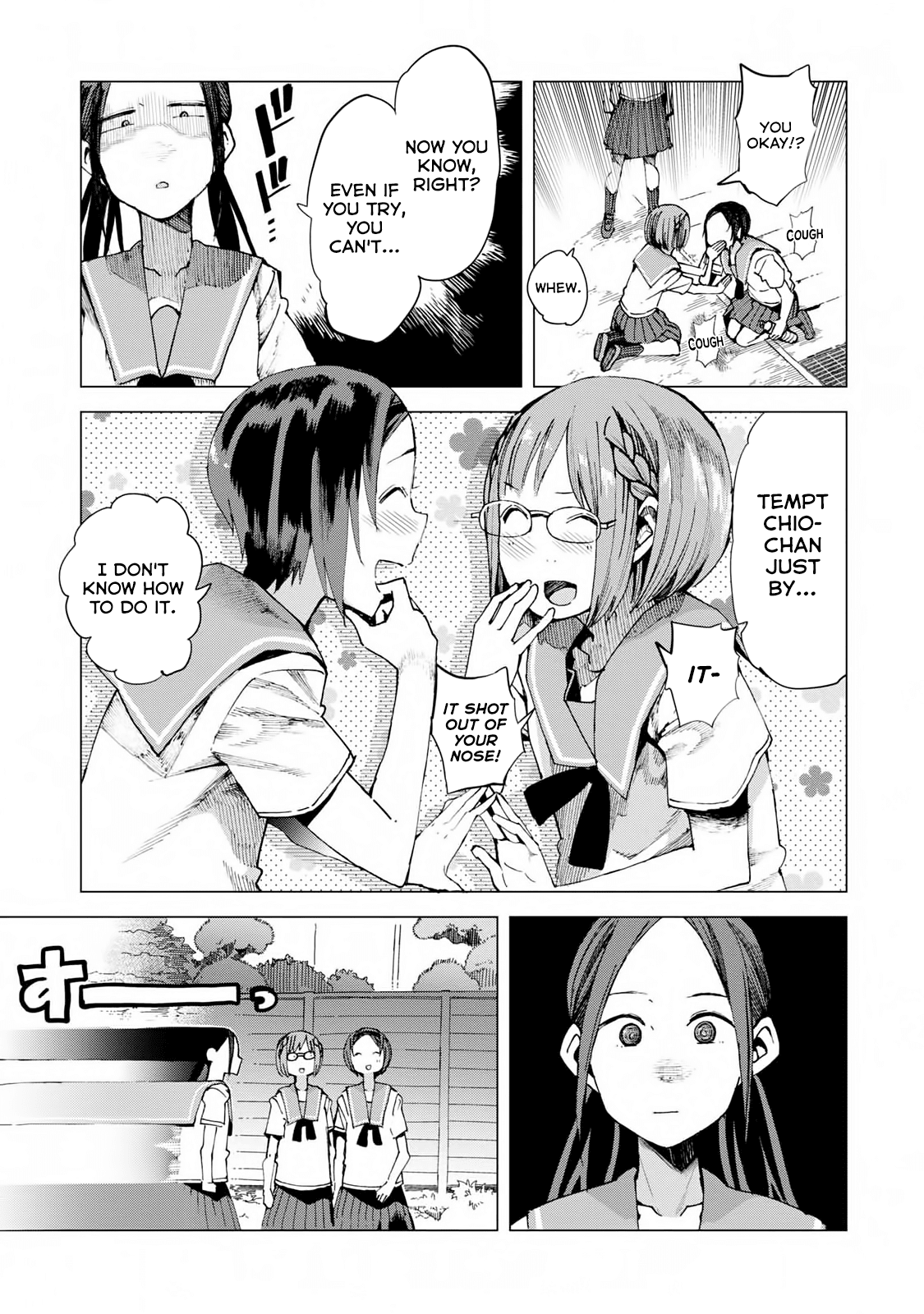 Chio-chan no Tsuugakuro Chapter 42 page 9 - Chapter 42: Manana!