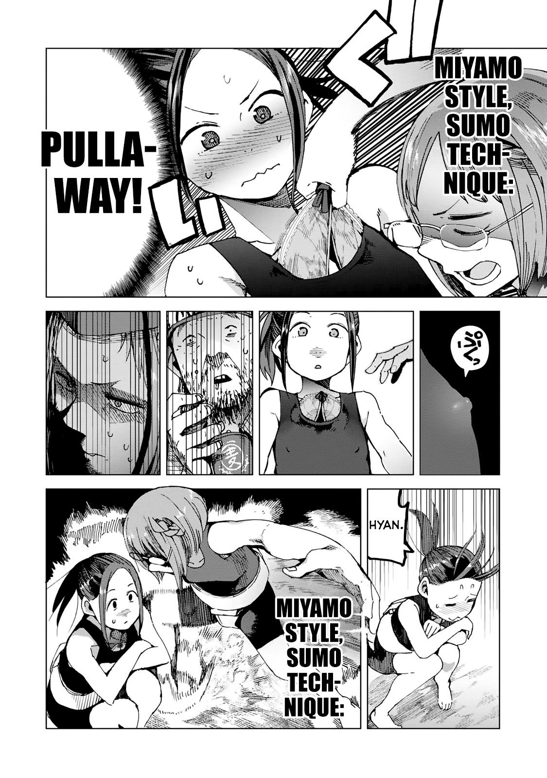 Chio-chan no Tsuugakuro Chapter 44 page 12 - Chapter 44: Sumo!