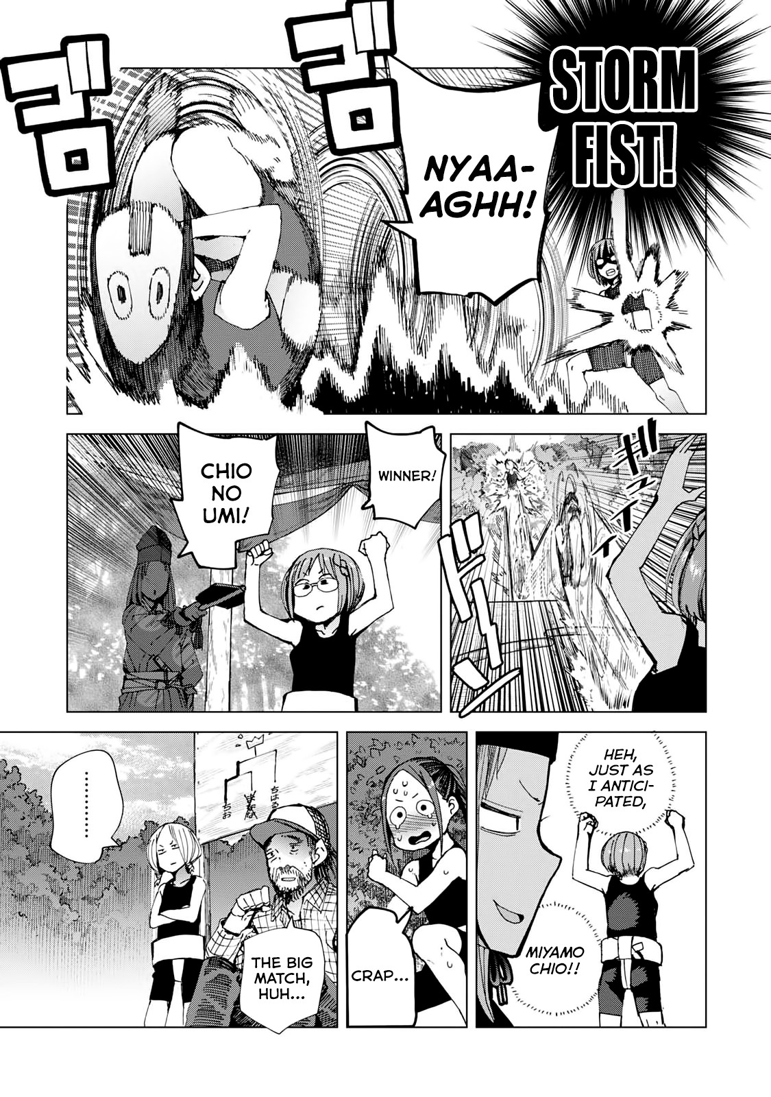 Chio-chan no Tsuugakuro Chapter 44 page 13 - Chapter 44: Sumo!