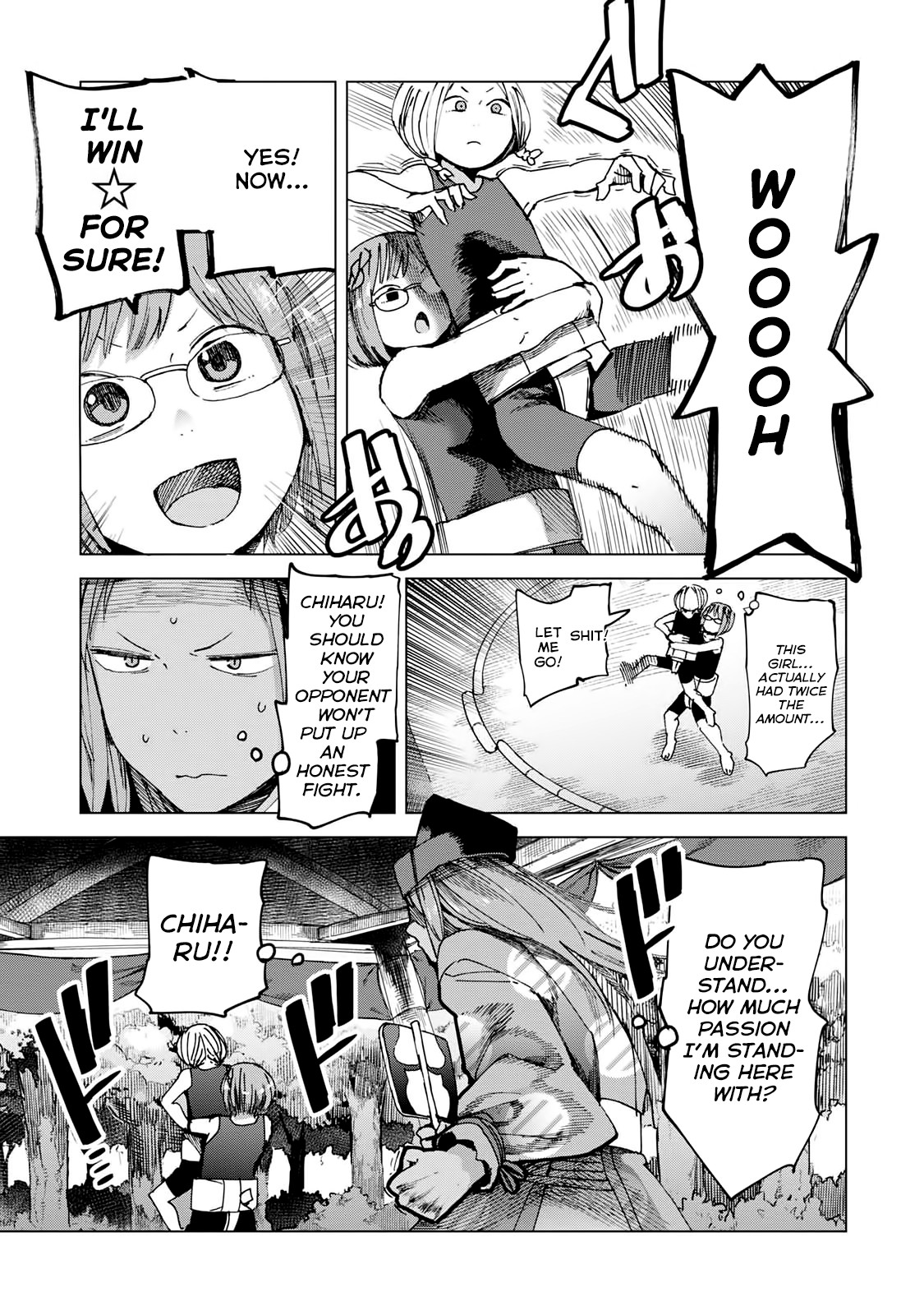 Chio-chan no Tsuugakuro Chapter 44 page 19 - Chapter 44: Sumo!