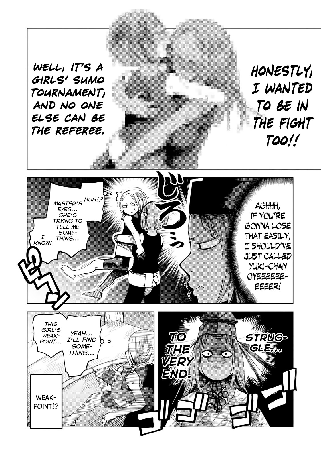 Chio-chan no Tsuugakuro Chapter 44 page 20 - Chapter 44: Sumo!