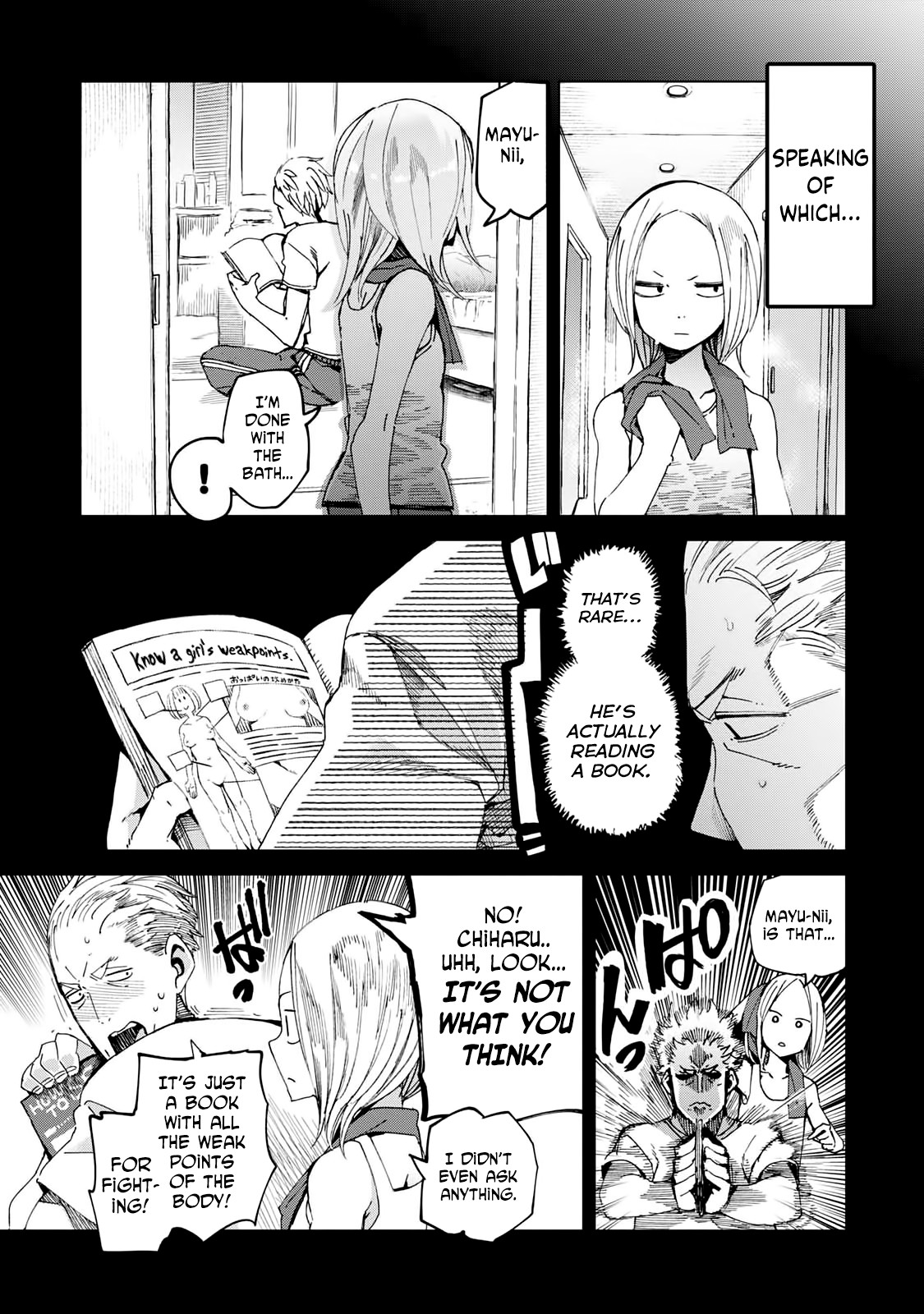 Chio-chan no Tsuugakuro Chapter 44 page 21 - Chapter 44: Sumo!