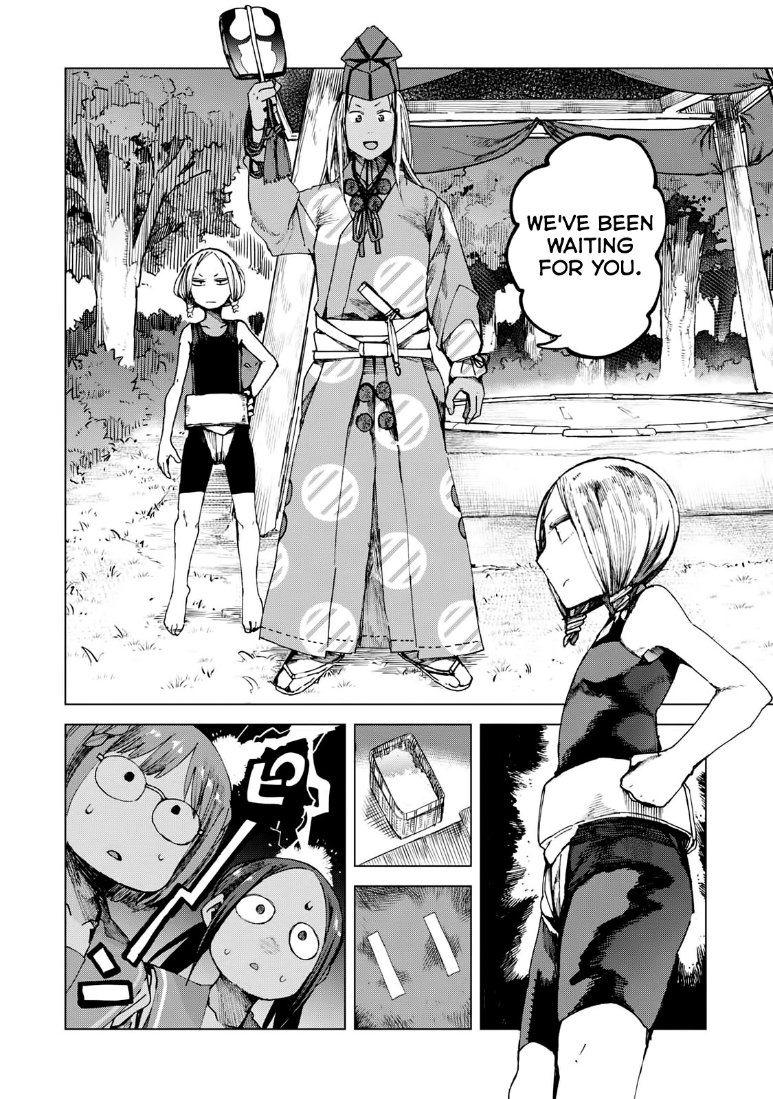 Chio-chan no Tsuugakuro Chapter 44 page 4 - Chapter 44: Sumo!