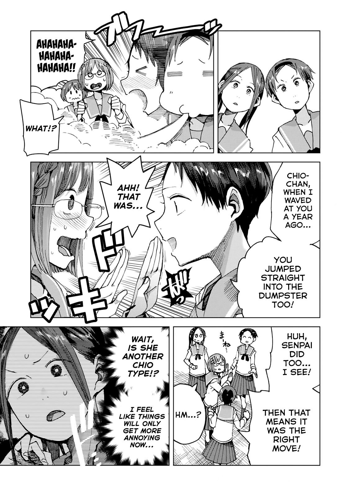 Chio-chan no Tsuugakuro Chapter 45.5 page 17 - Chapter 45.5: Well Then, Let's Go. [END]