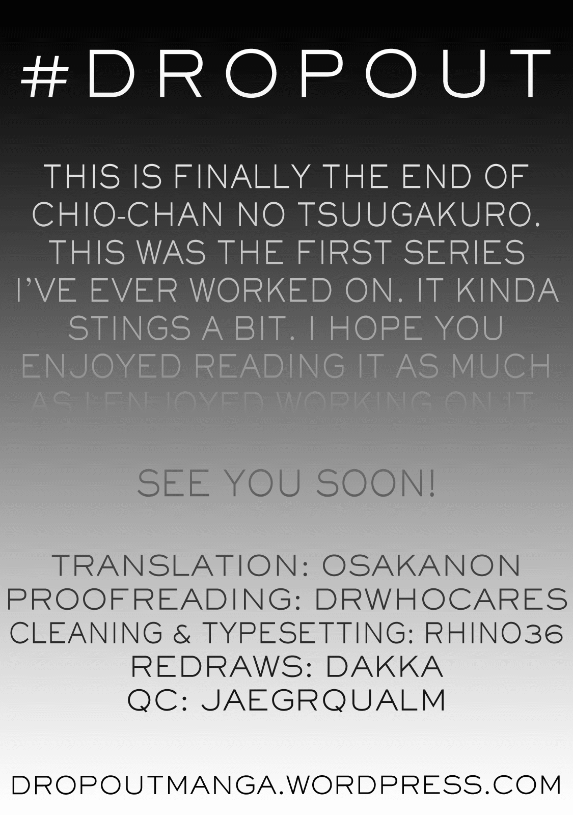 Chio-chan no Tsuugakuro Chapter 45.5 page 26 - Chapter 45.5: Well Then, Let's Go. [END]