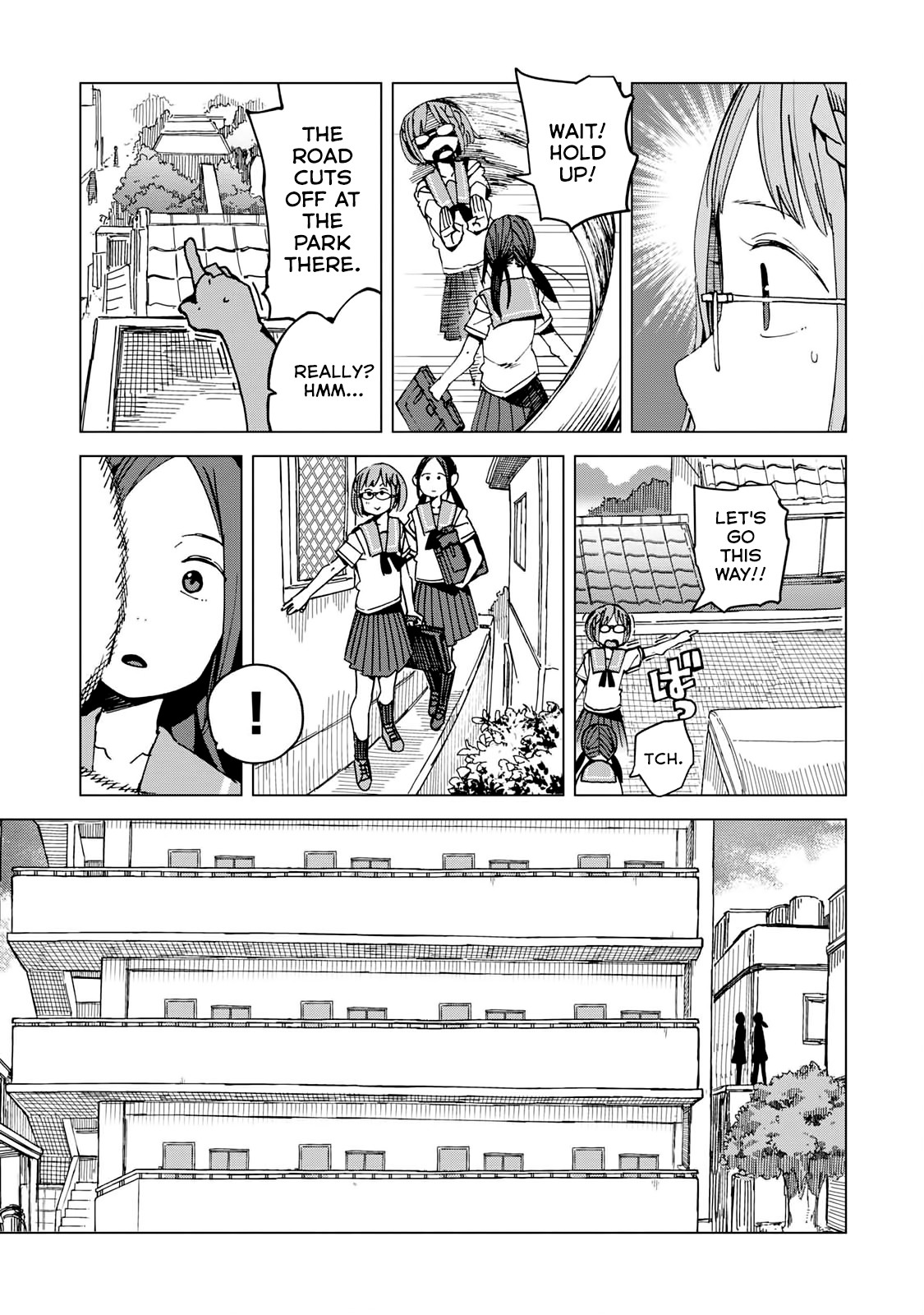 Chio-chan no Tsuugakuro Chapter 45 page 17 - Chapter 45: Because You're There.