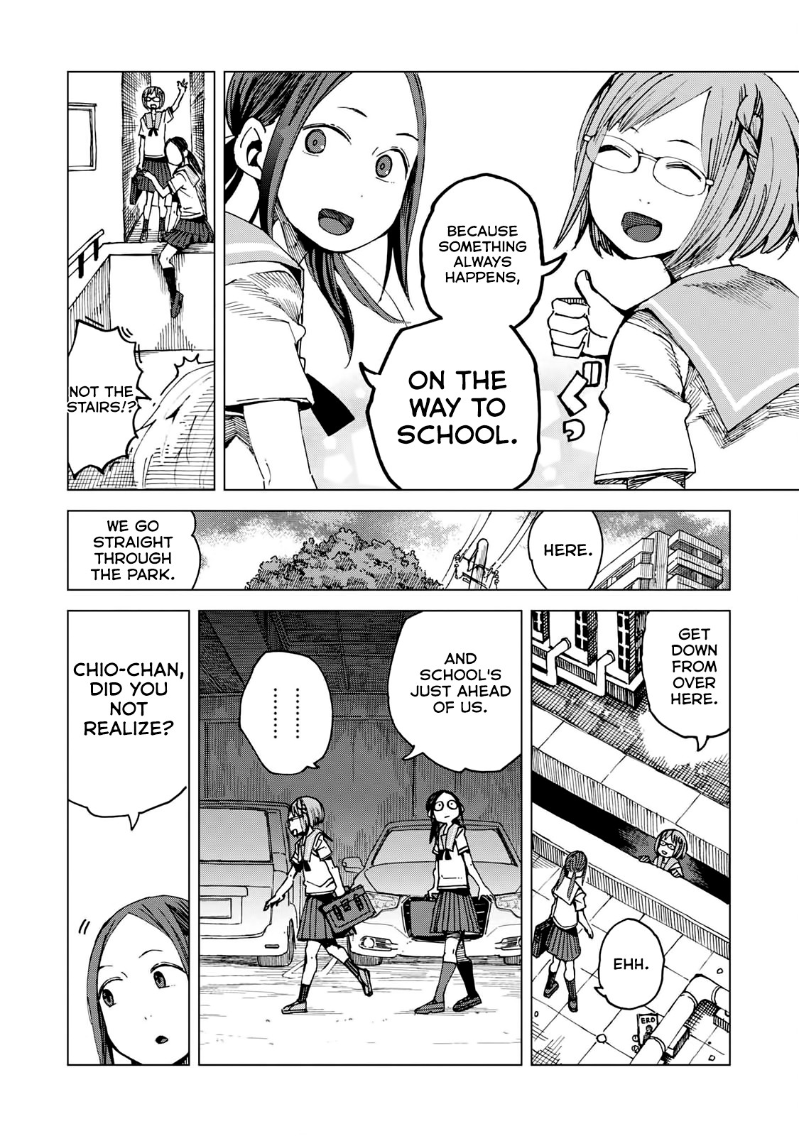 Chio-chan no Tsuugakuro Chapter 45 page 30 - Chapter 45: Because You're There.