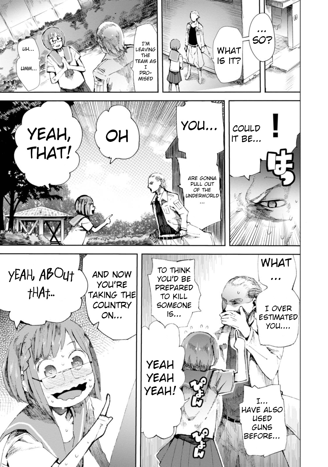 Chio-chan no Tsuugakuro Chapter 7 page 15 - Chapter 7: Bloody Butterfly Effect 2