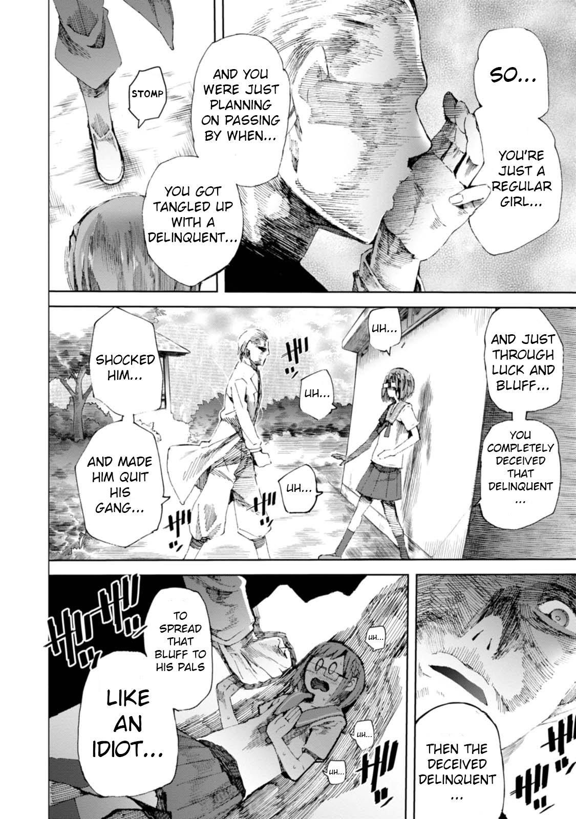 Chio-chan no Tsuugakuro Chapter 7 page 18 - Chapter 7: Bloody Butterfly Effect 2