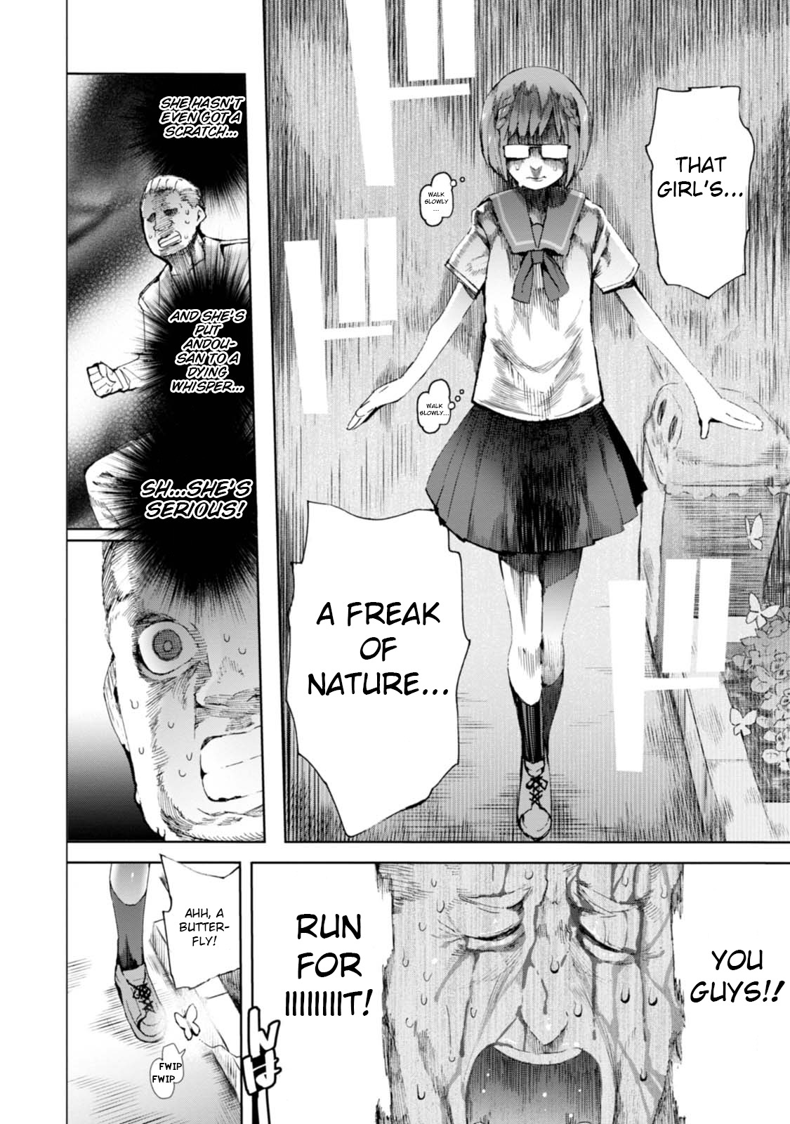 Chio-chan no Tsuugakuro Chapter 7 page 24 - Chapter 7: Bloody Butterfly Effect 2