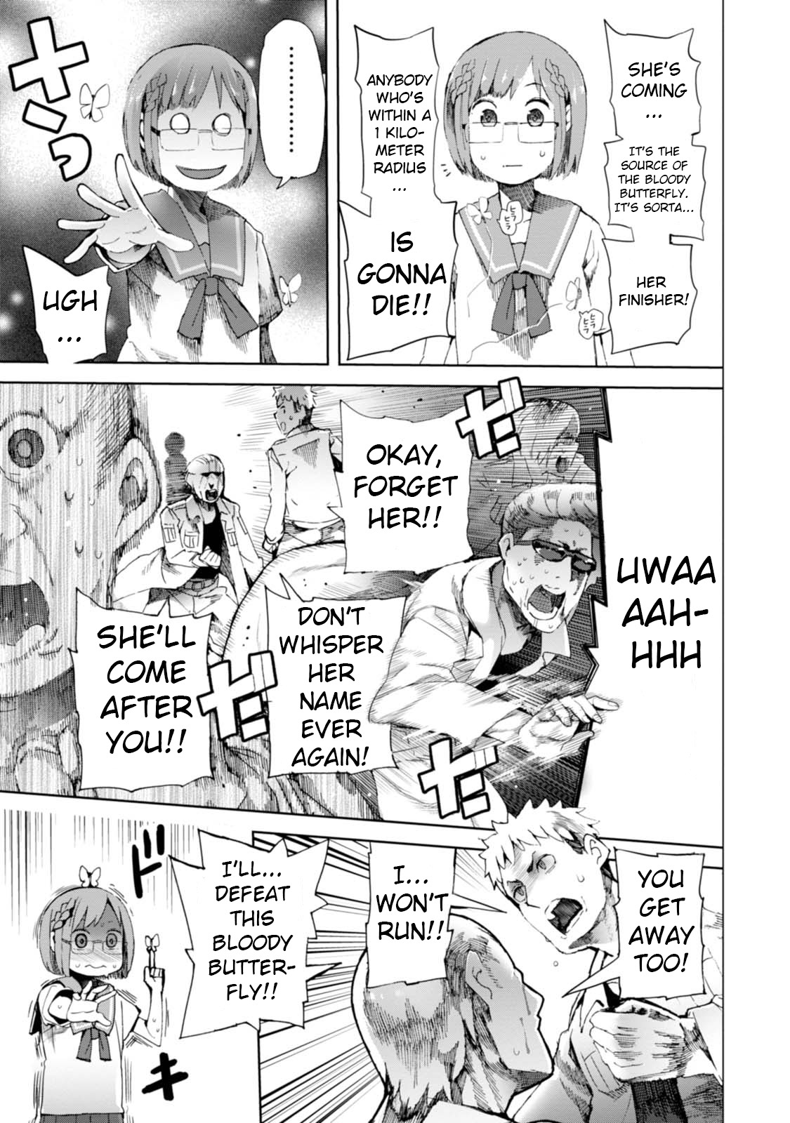 Chio-chan no Tsuugakuro Chapter 7 page 25 - Chapter 7: Bloody Butterfly Effect 2