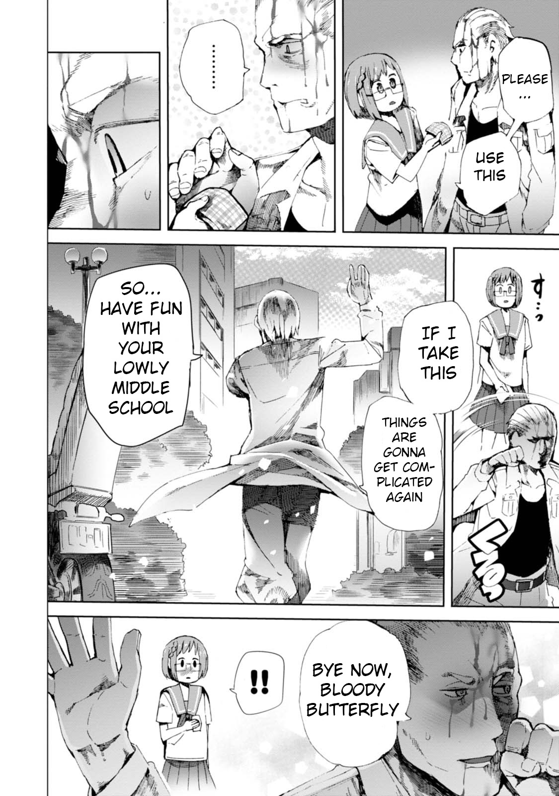 Chio-chan no Tsuugakuro Chapter 7 page 28 - Chapter 7: Bloody Butterfly Effect 2