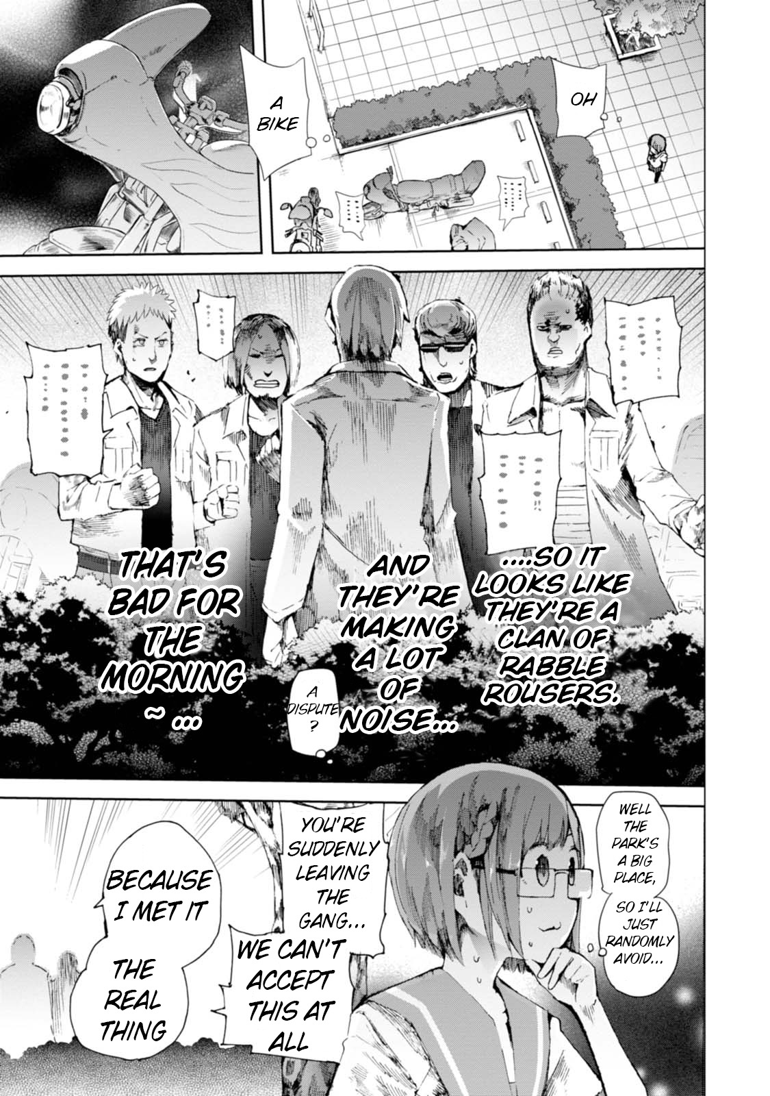 Chio-chan no Tsuugakuro Chapter 7 page 3 - Chapter 7: Bloody Butterfly Effect 2