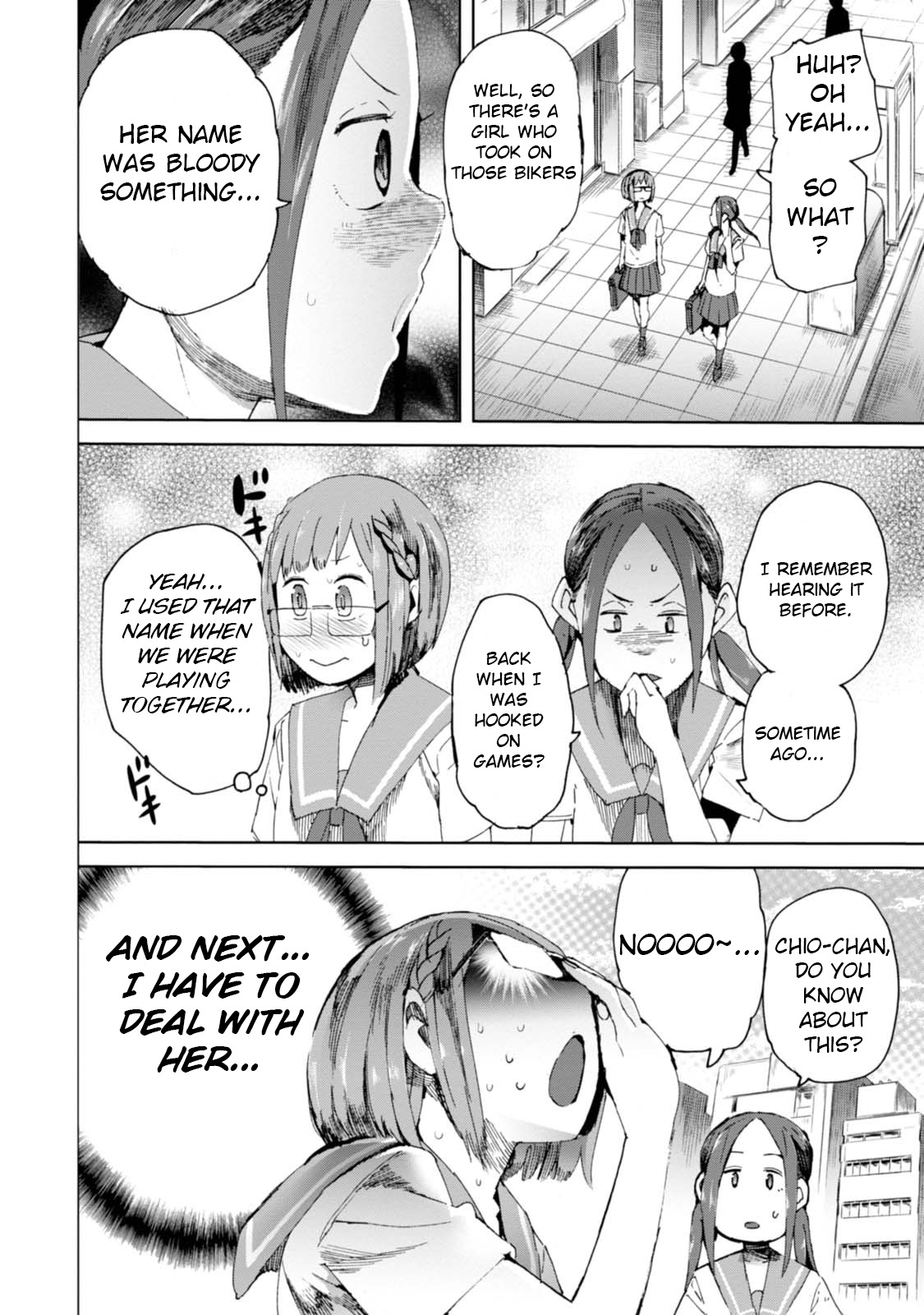 Chio-chan no Tsuugakuro Chapter 7 page 30 - Chapter 7: Bloody Butterfly Effect 2