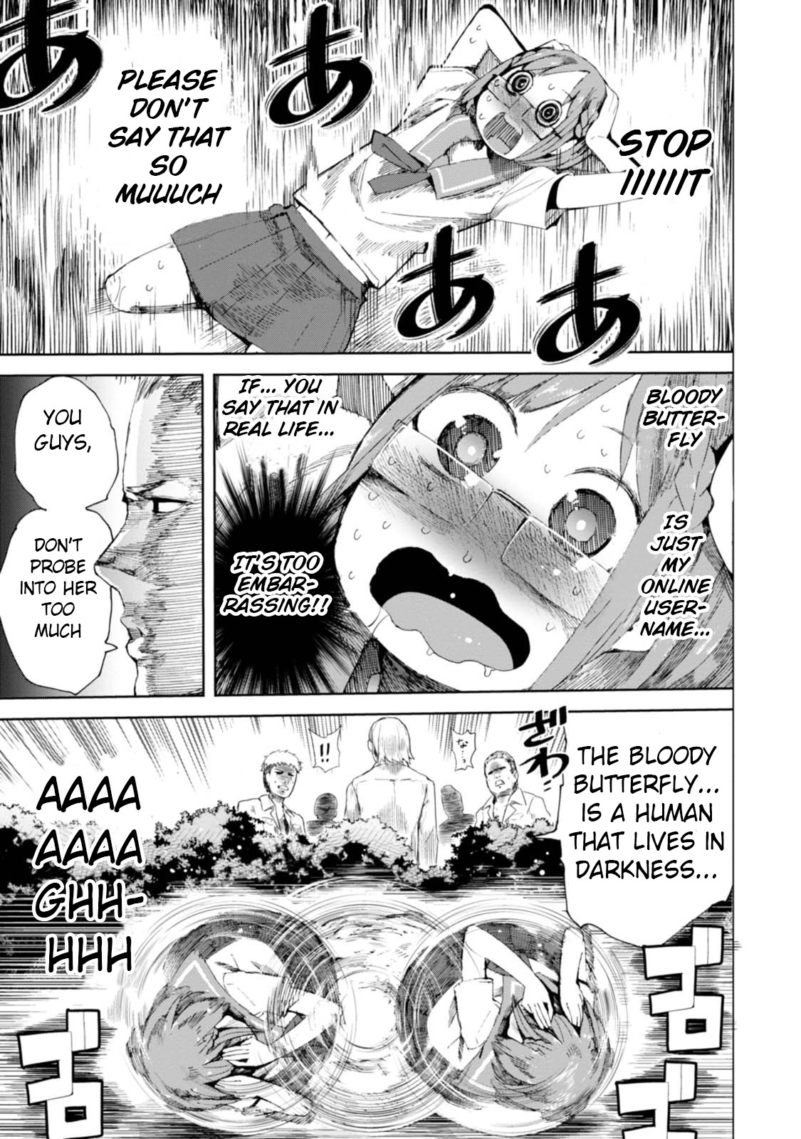 Chio-chan no Tsuugakuro Chapter 7 page 7 - Chapter 7: Bloody Butterfly Effect 2