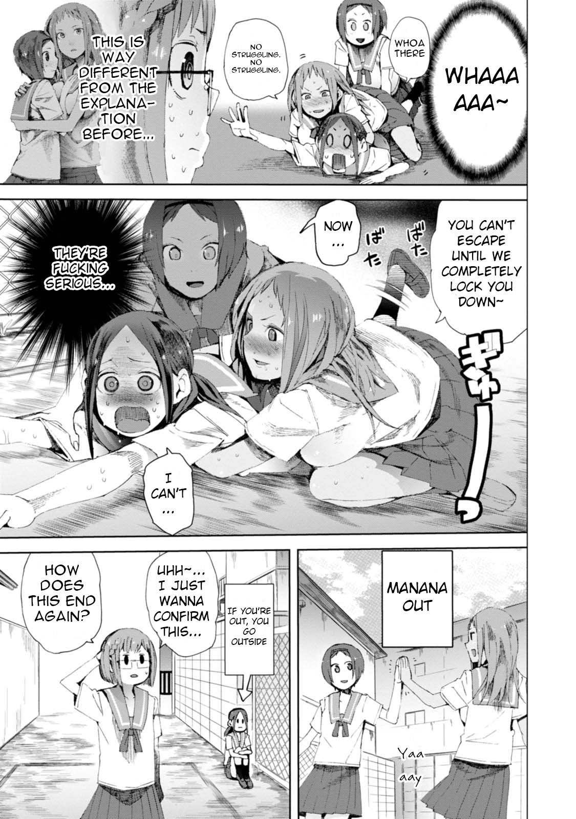 Chio-chan no Tsuugakuro Chapter 8 page 15 - Chapter 8: The Kabaddic Four