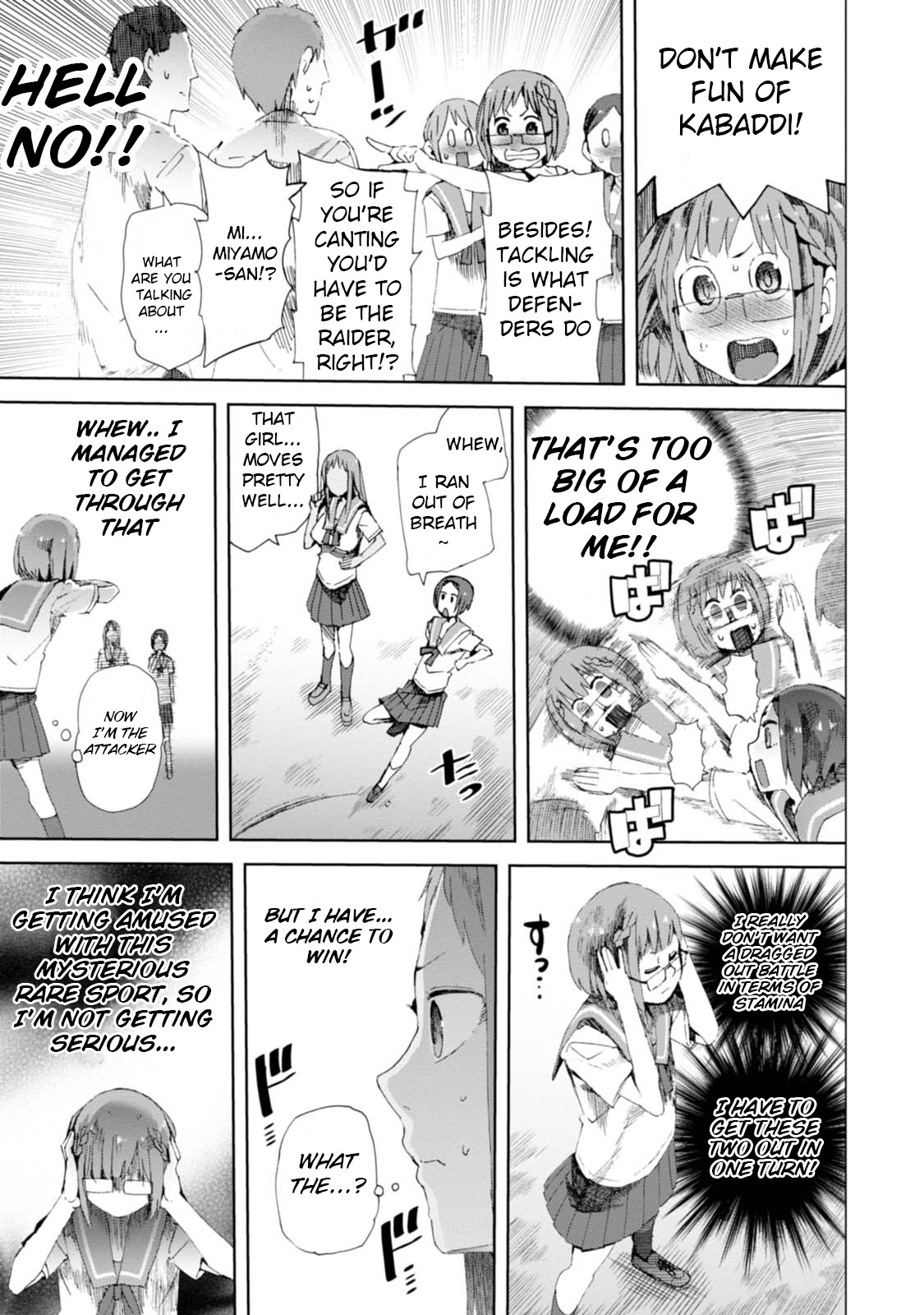 Chio-chan no Tsuugakuro Chapter 8 page 19 - Chapter 8: The Kabaddic Four