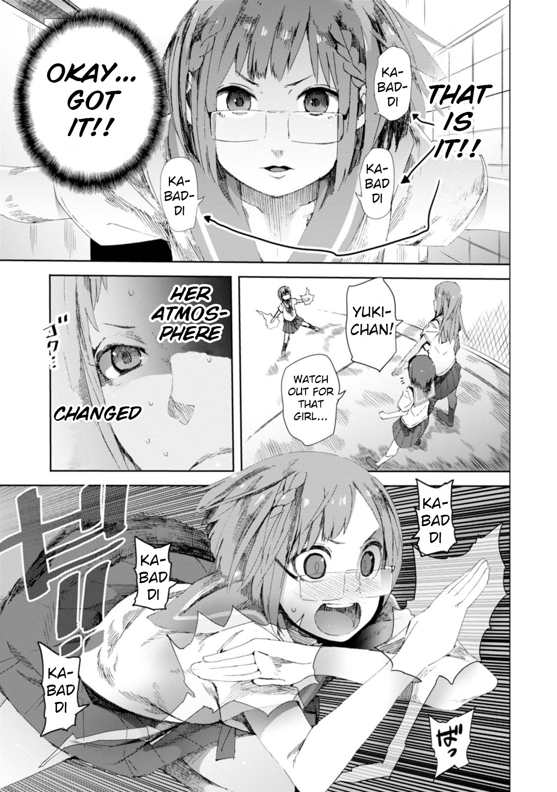 Chio-chan no Tsuugakuro Chapter 8 page 21 - Chapter 8: The Kabaddic Four
