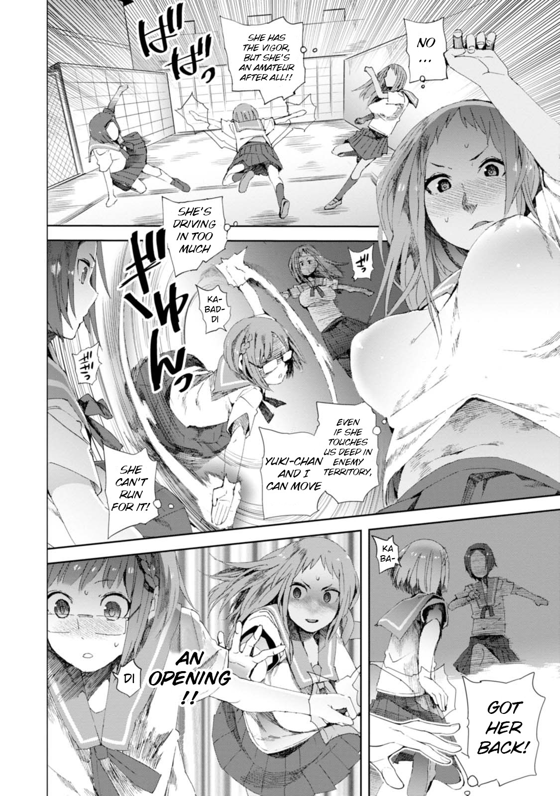 Chio-chan no Tsuugakuro Chapter 8 page 22 - Chapter 8: The Kabaddic Four