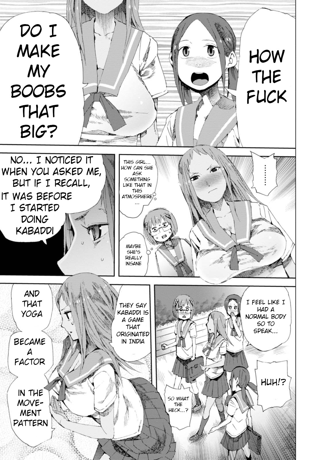 Chio-chan no Tsuugakuro Chapter 8 page 33 - Chapter 8: The Kabaddic Four