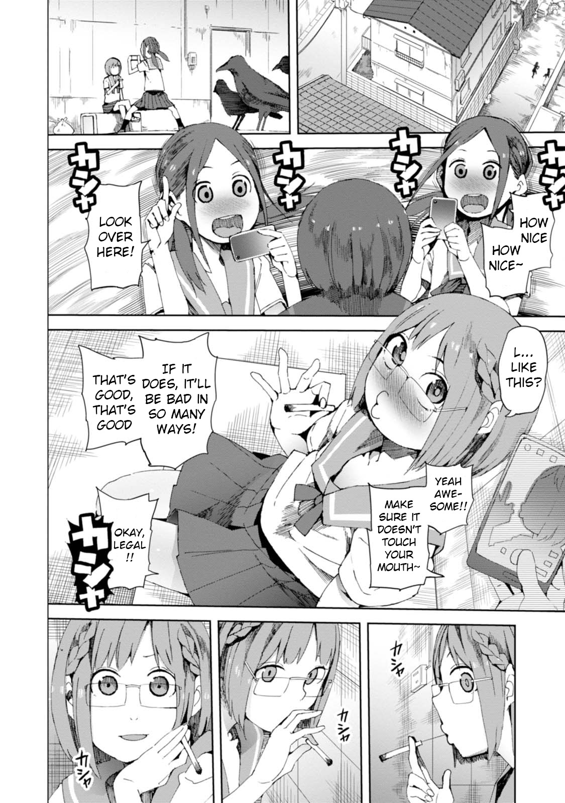 Chio-chan no Tsuugakuro Chapter 9 page 10 - Chapter 9: Smoke On The Sailor