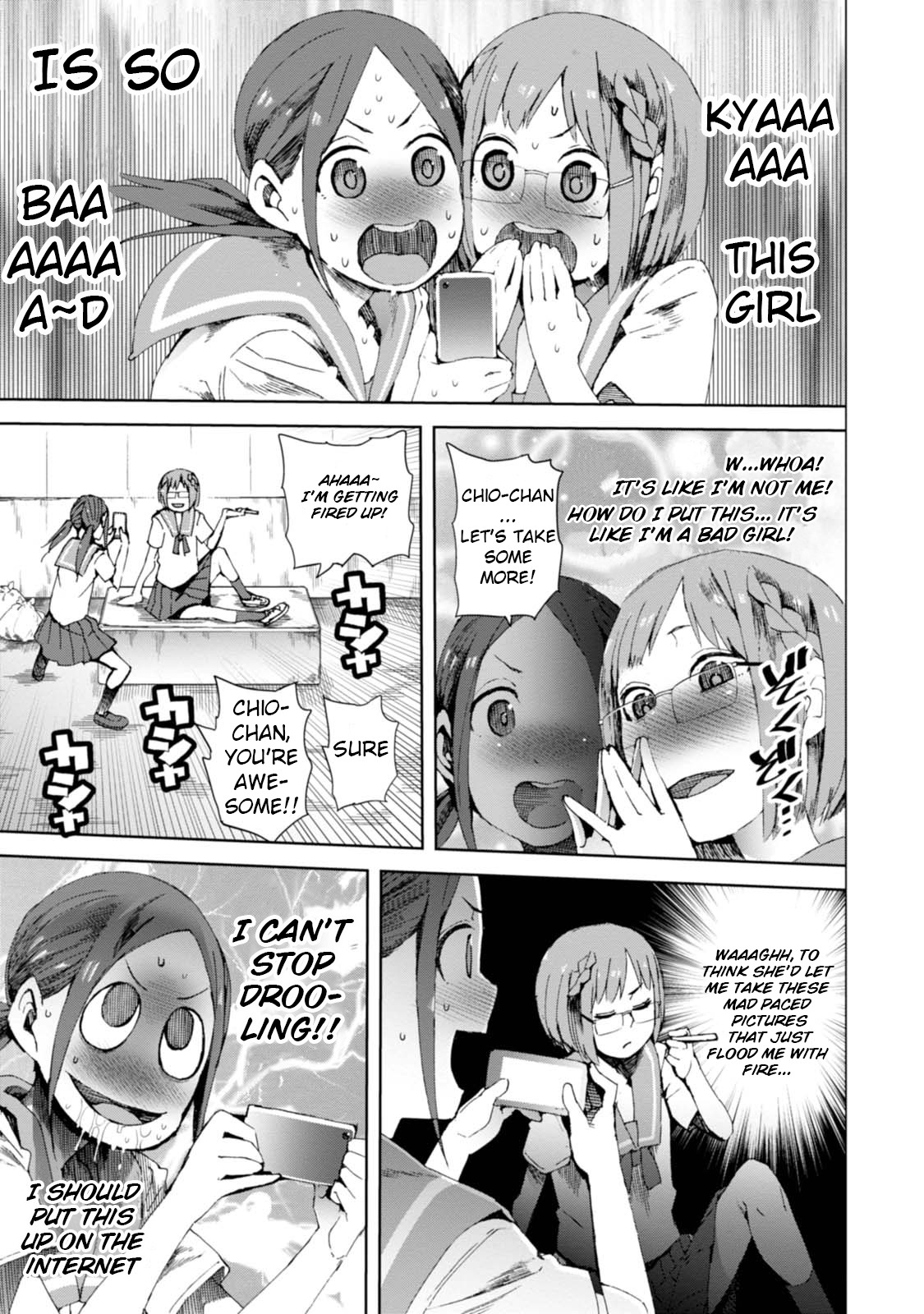 Chio-chan no Tsuugakuro Chapter 9 page 11 - Chapter 9: Smoke On The Sailor