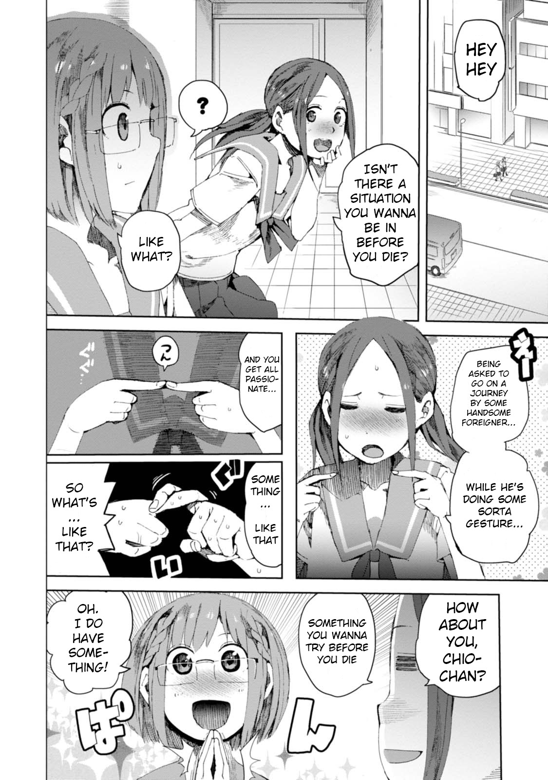 Chio-chan no Tsuugakuro Chapter 9 page 2 - Chapter 9: Smoke On The Sailor