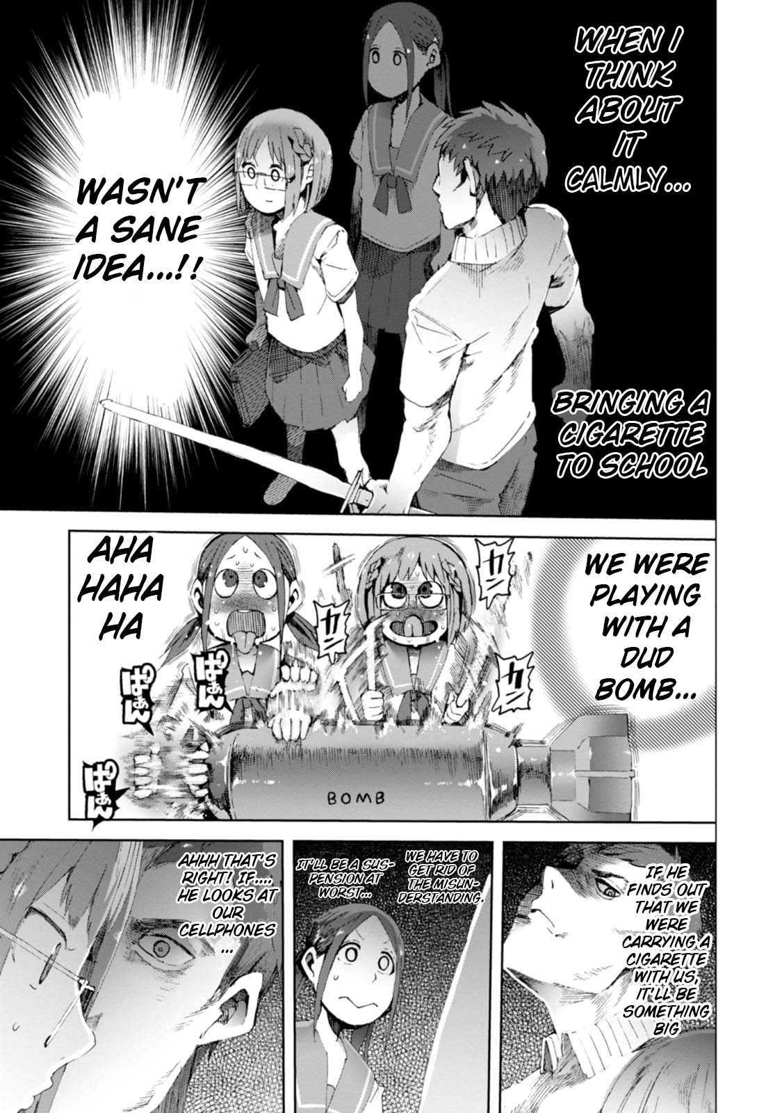 Chio-chan no Tsuugakuro Chapter 9 page 21 - Chapter 9: Smoke On The Sailor