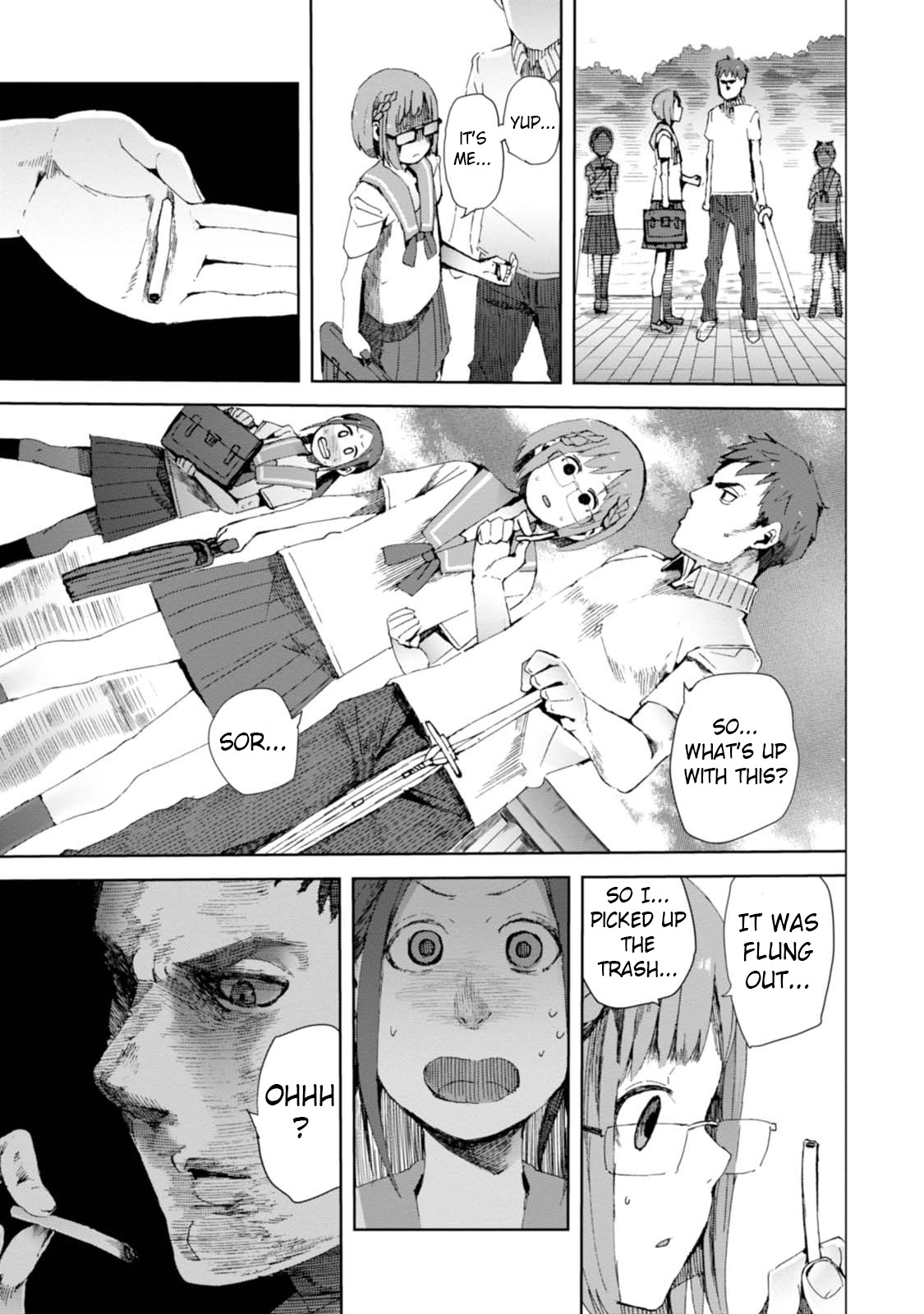 Chio-chan no Tsuugakuro Chapter 9 page 23 - Chapter 9: Smoke On The Sailor