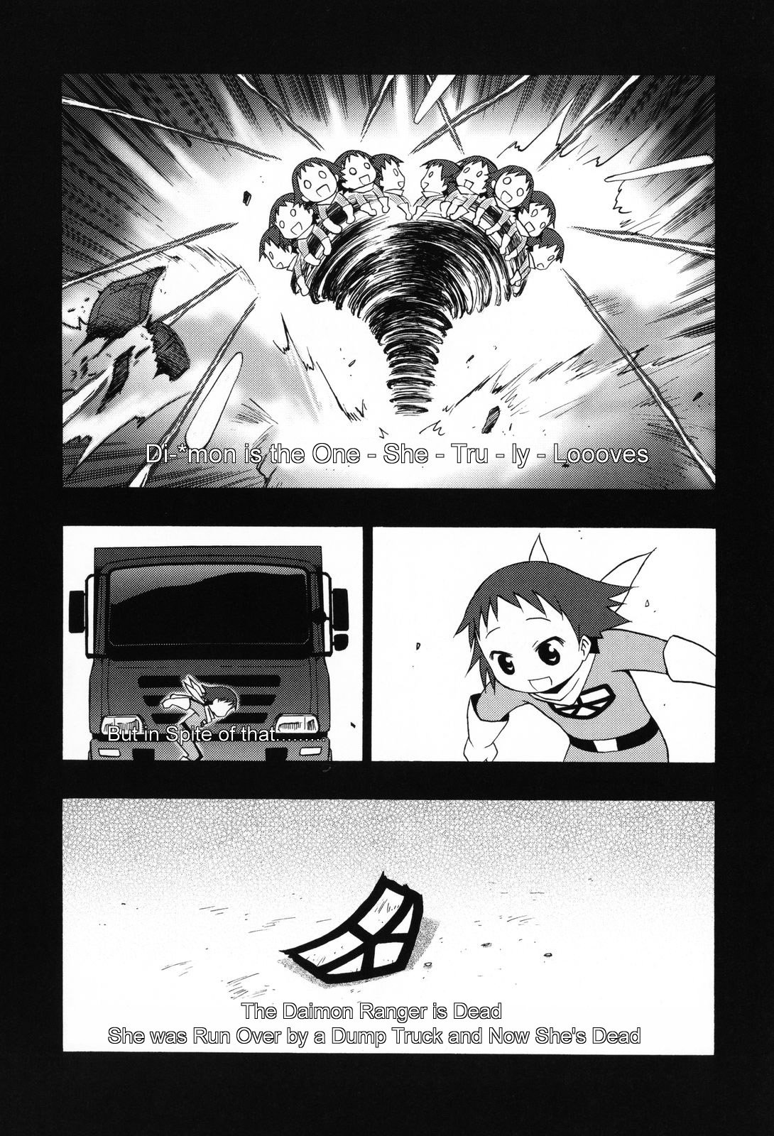 Chiro-chan Chapter 13.5 page 6 - Chapter 13.5: Special: "Daimon Ranger" Opening Theme Comic