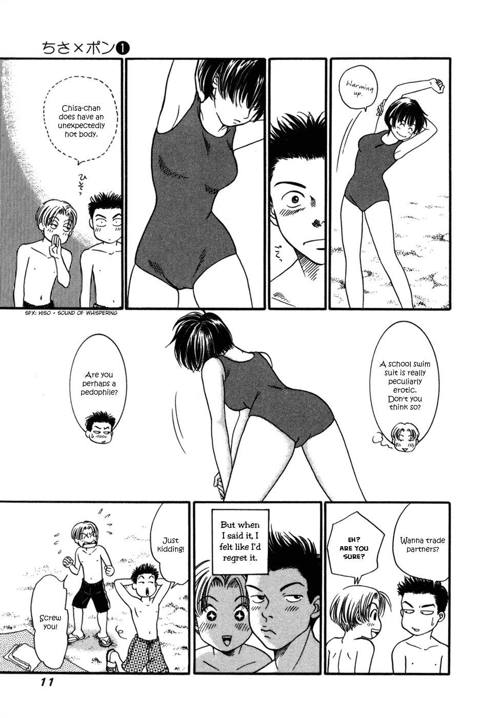 Chisa x Pon Chapter 1 page 15 - Chapter 1: Summer on the Beach, the Two of Us Sitting in the Sand and at Night to Boot