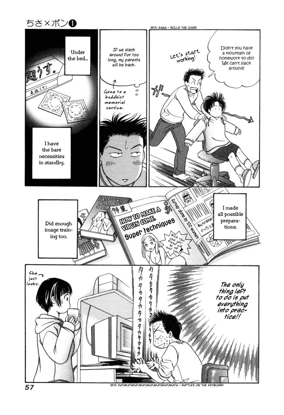 Chisa x Pon Chapter 2 page 24 - Chapter 2: She and I Alone in My Room and No Parents at Home