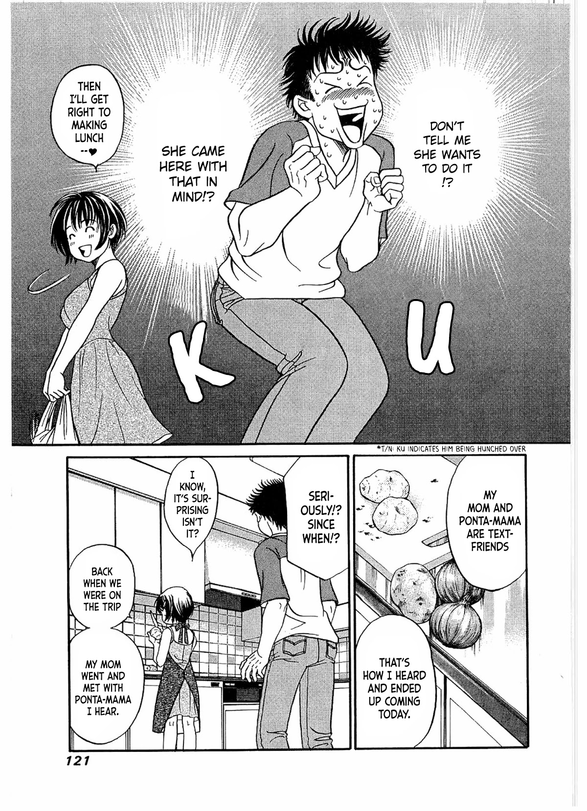 Chisa x Pon Chapter 22 page 24 - Chapter 22: Just the Two of us, Afternoon and Night, Alone Under One Roof
