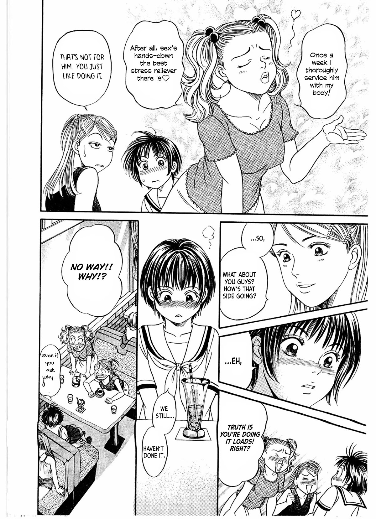 Chisa x Pon Chapter 23 page 11 - Chapter 23: Summer of my 3rd year. Summer of an exam student. A summer full of happiness.