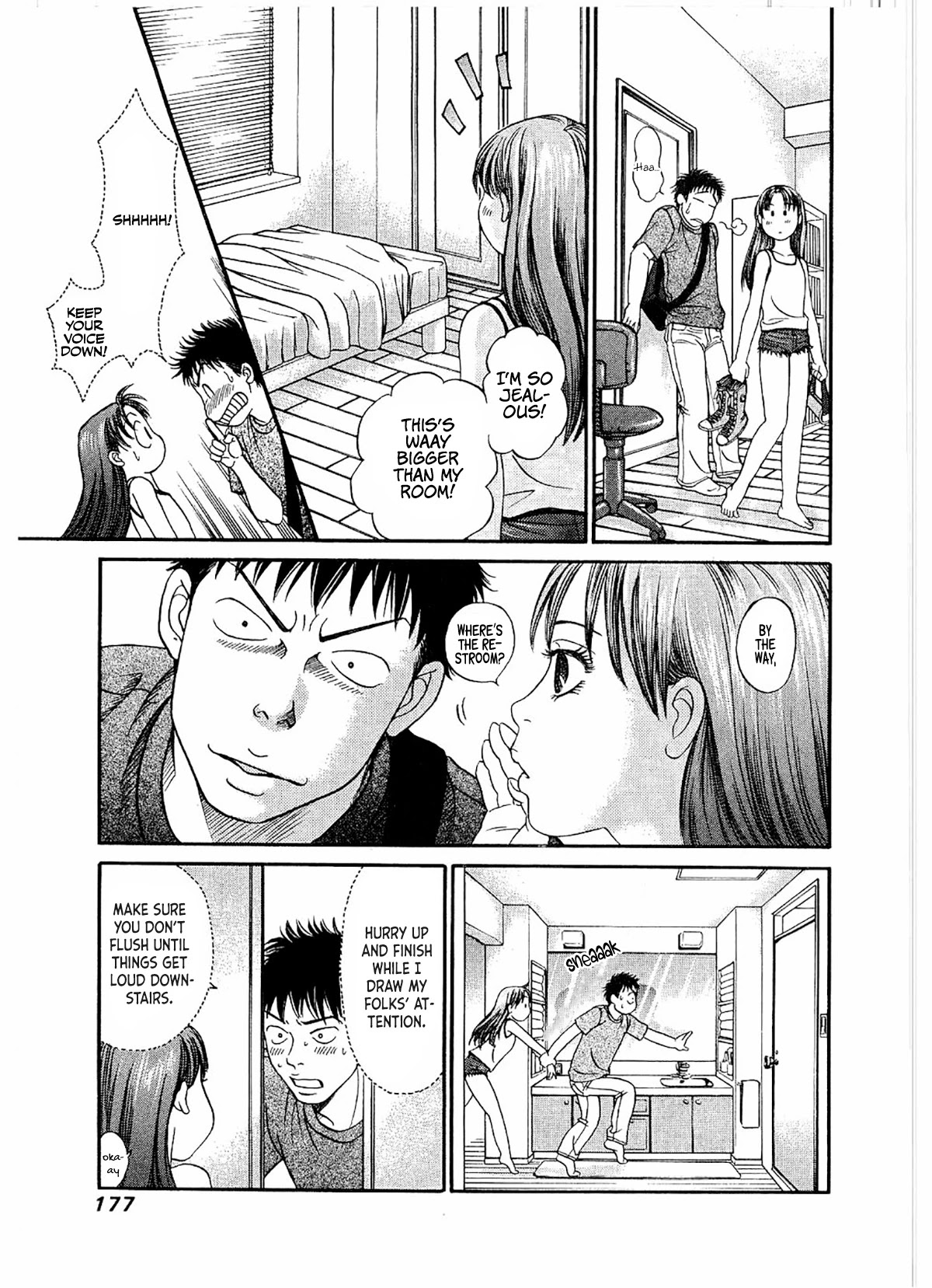 Chisa x Pon Chapter 24 page 16 - Chapter 24: She Looks So Young When She's Asleep, And She's Flat As A Board