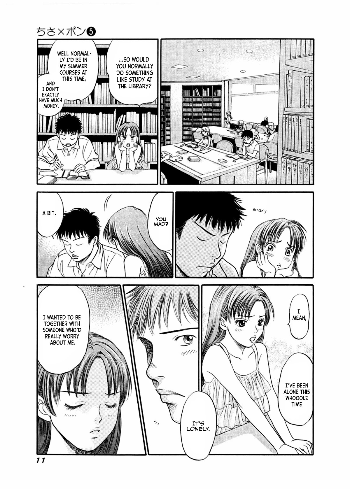 Chisa x Pon Chapter 25 page 14 - Chapter 25: I don't know what to do, but I just can't leave her alone