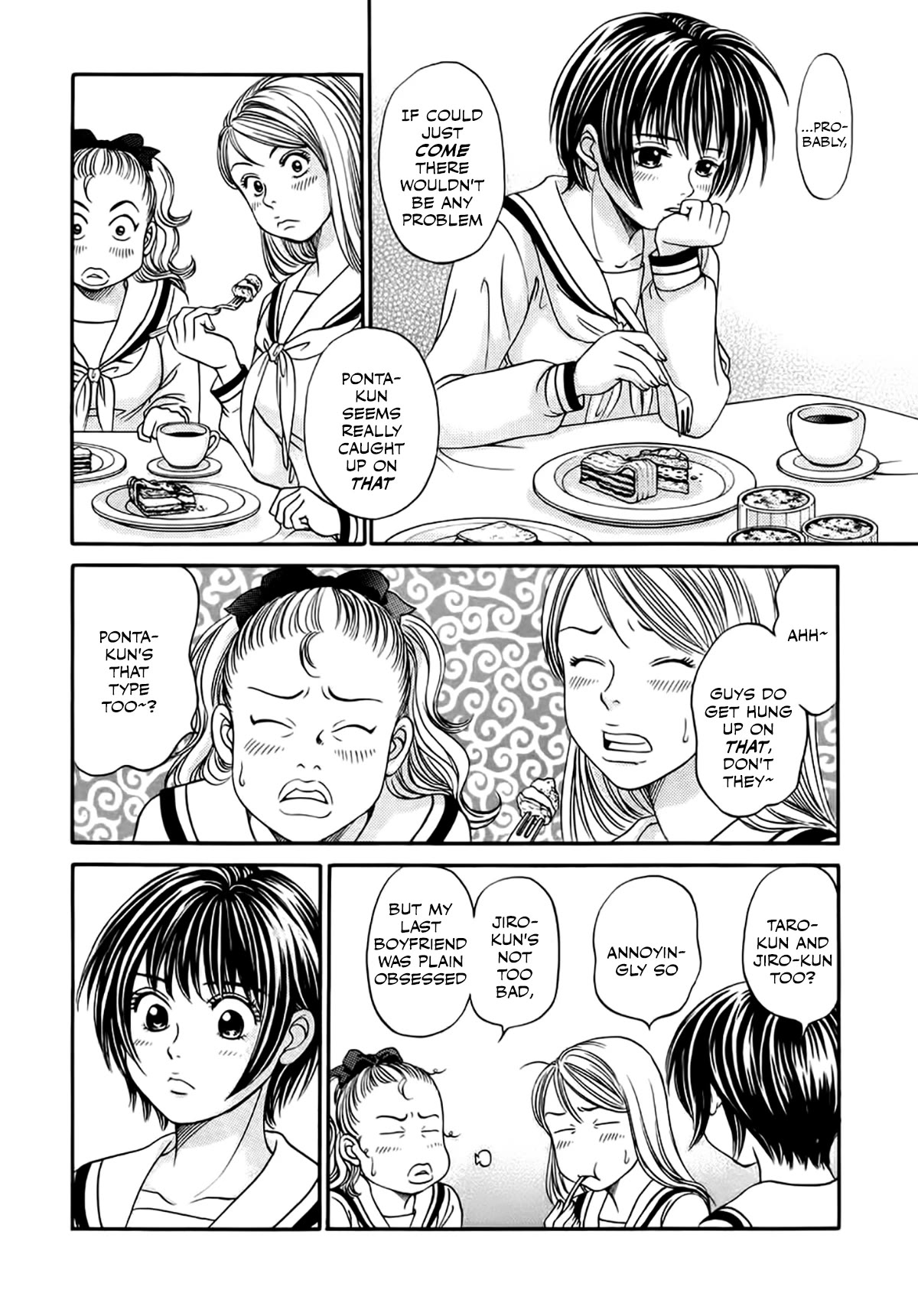 Chisa x Pon Chapter 37 page 12 - Chapter 37: Even though I want to talk to her, even though I want to see her, even though I want to hold her