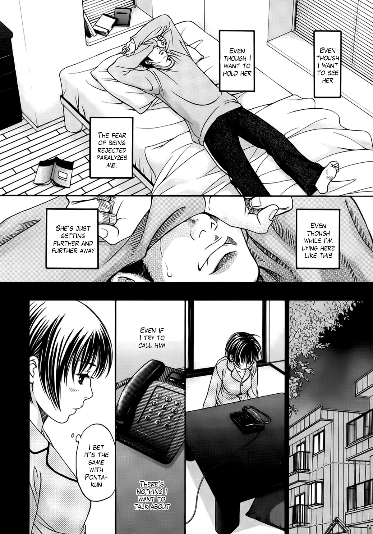 Chisa x Pon Chapter 37 page 18 - Chapter 37: Even though I want to talk to her, even though I want to see her, even though I want to hold her