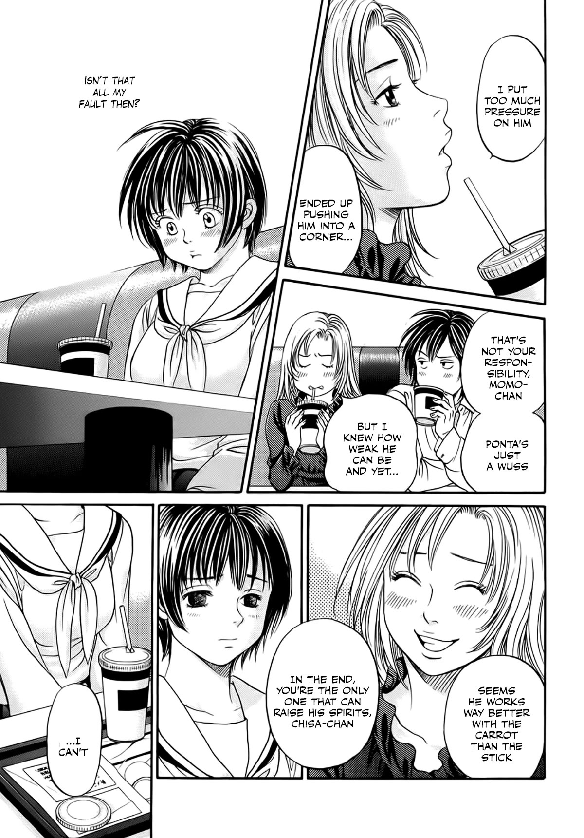 Chisa x Pon Chapter 37 page 25 - Chapter 37: Even though I want to talk to her, even though I want to see her, even though I want to hold her