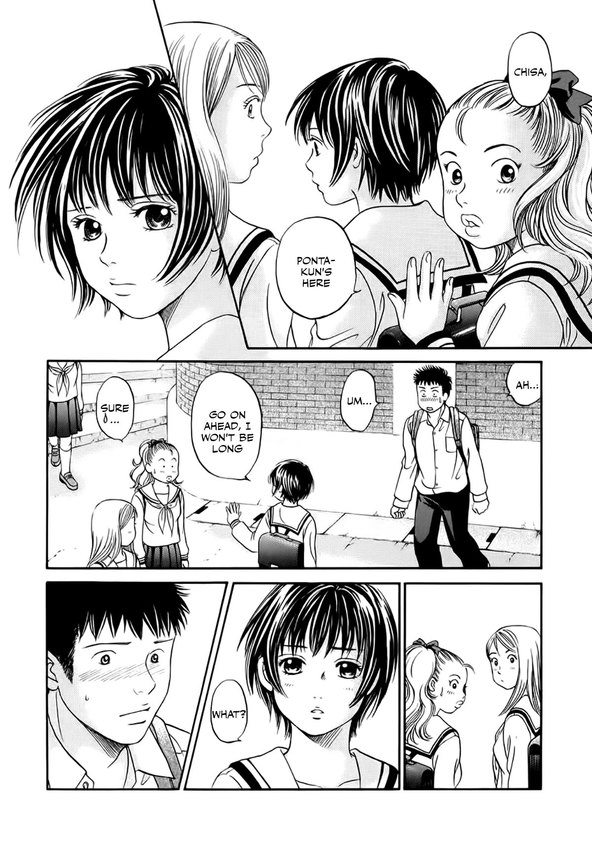 Chisa x Pon Chapter 37 page 8 - Chapter 37: Even though I want to talk to her, even though I want to see her, even though I want to hold her