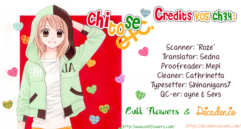 Chitose etc. Chapter 34 page 1 - Chapter 34: Decadence & Evil Flowers