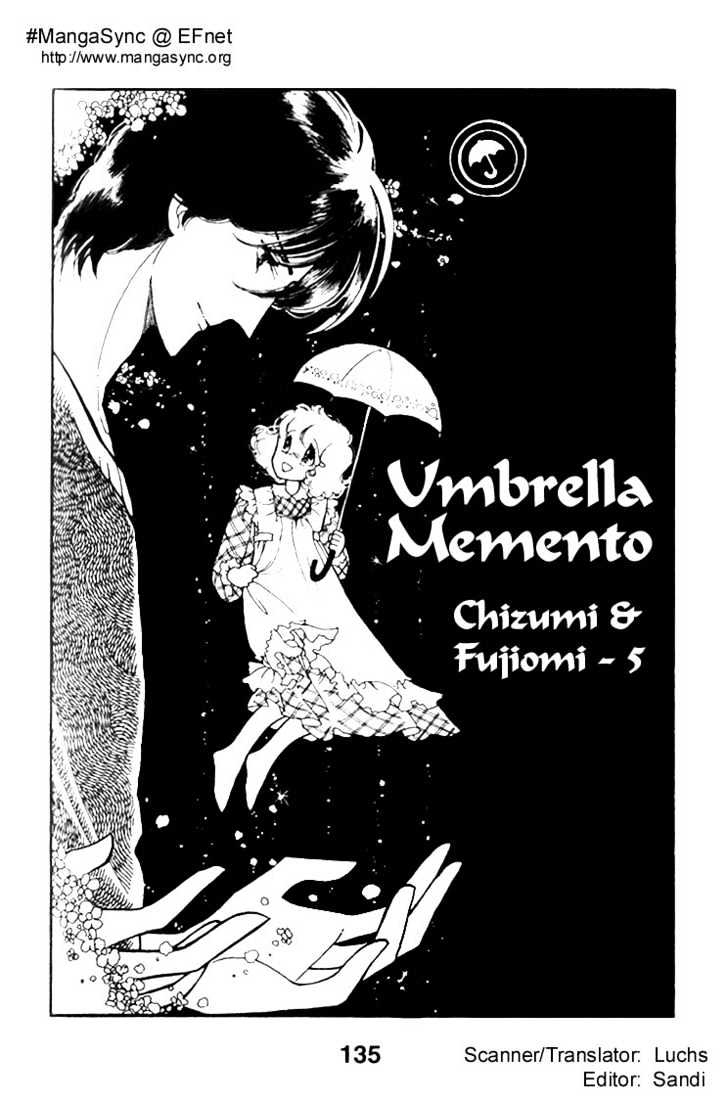 Chizumi and Fujiomi Chapter 5 page 1 - Chapter 5 : Umbrella Memento